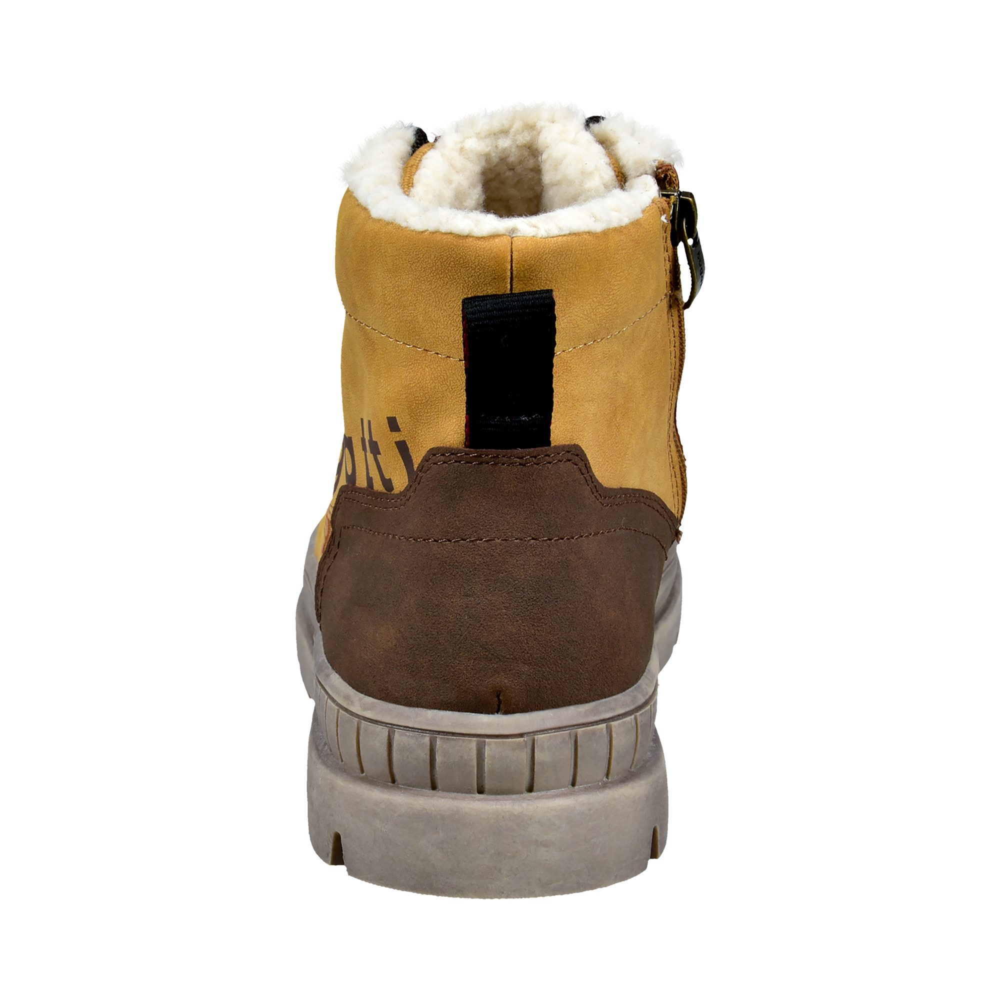 Bugatti Winterlaarzen Plateauzolen, veterboots met plateauzool