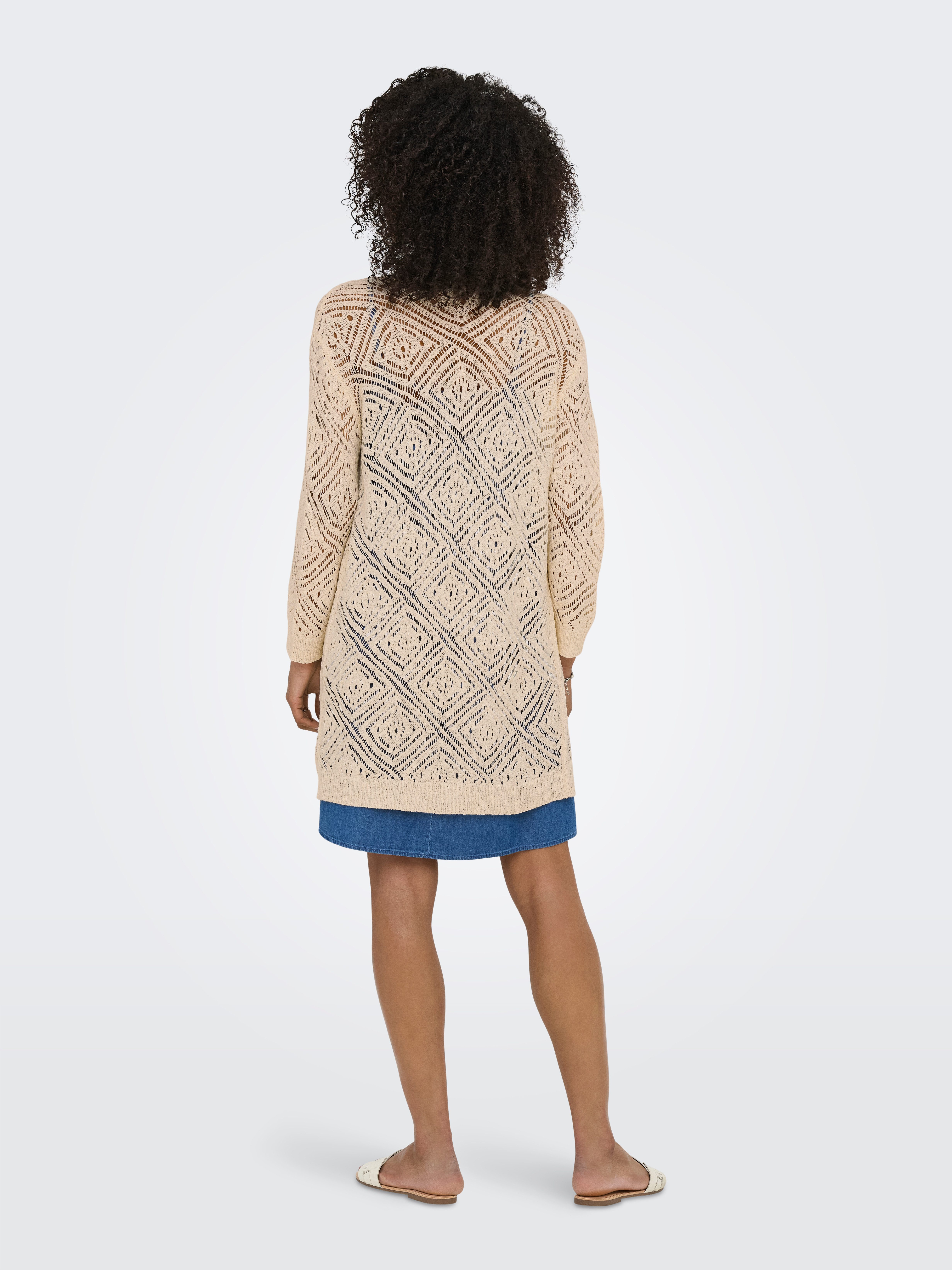 Only Vest ONLWISTY 7/8 OPEN CARDIGAN KNT