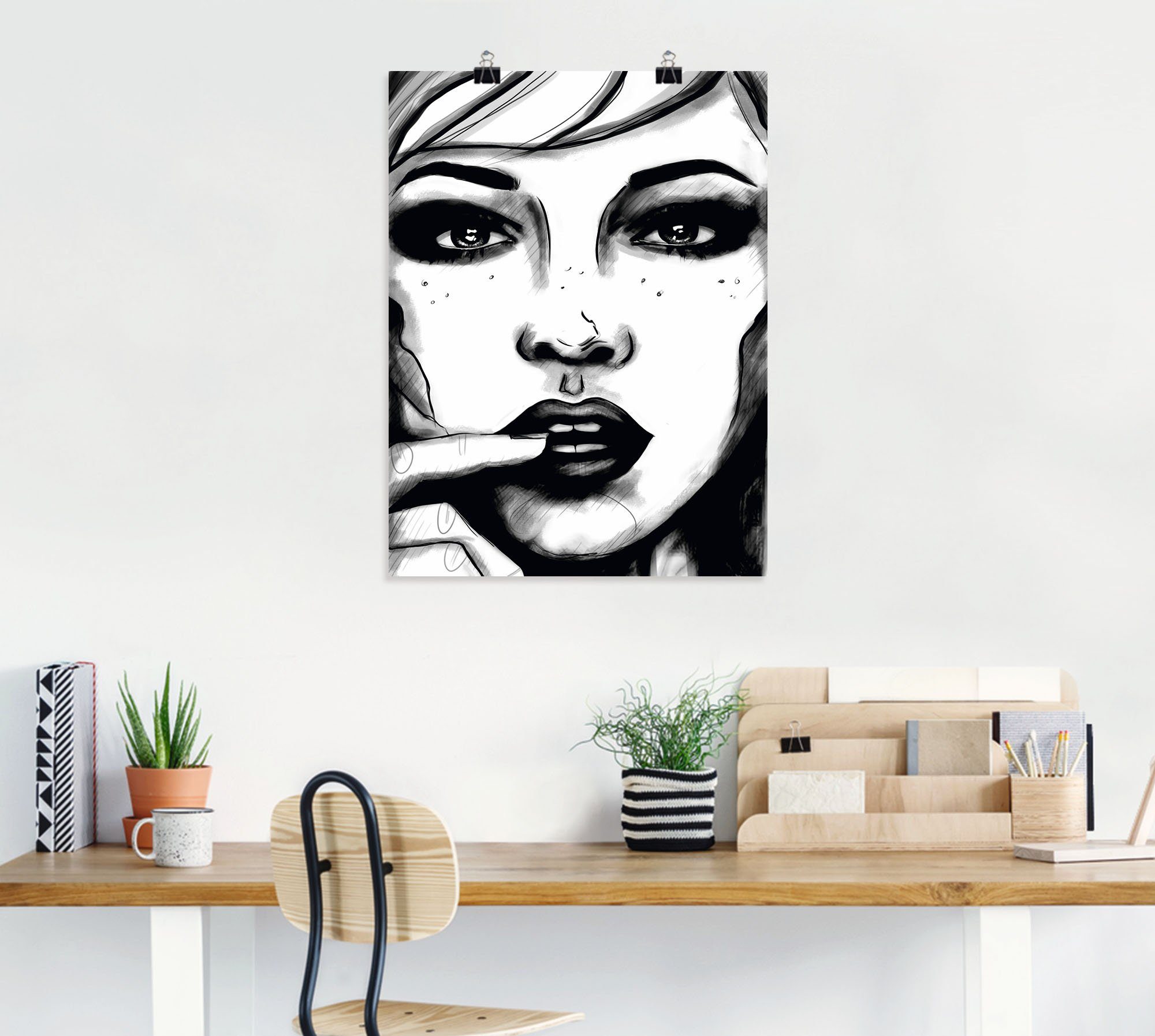 Artland Poster In Your Eyes als artprint van aluminium, artprint op linnen, muursticker of poster in verschillende maten
