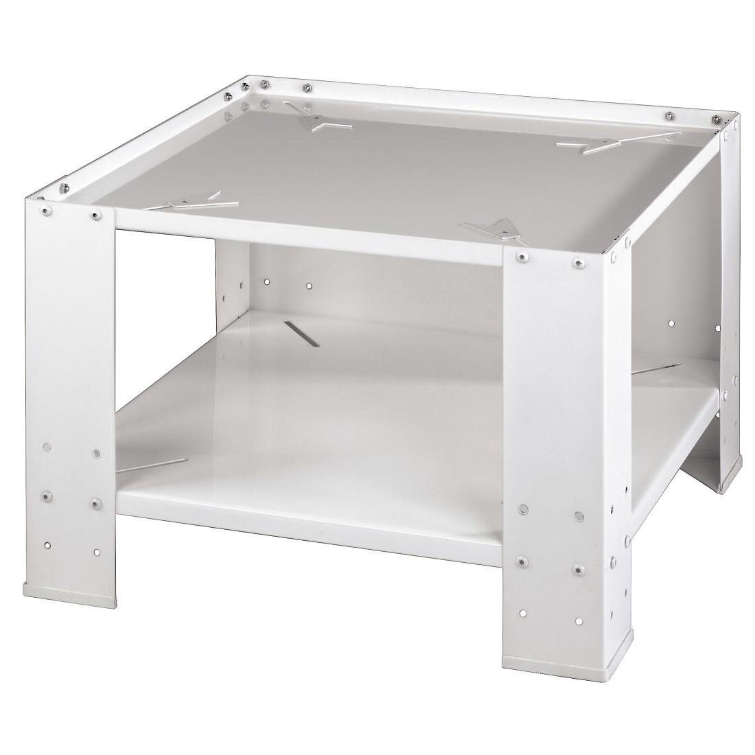 Xavax Onderbouwsokkel Sokkel 60 x 60 x 40cm Wasmachine Wasdroger Sokkel voor huishoudelijke apparaten verstelbaar lowboards wit