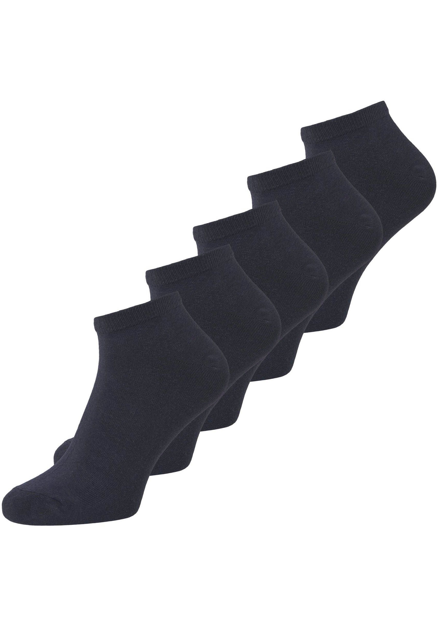 Jack & Jones Korte sokken JACDONGO SOCKS 5 PACK NOOS (set, 5 paar) heren sokken blauw