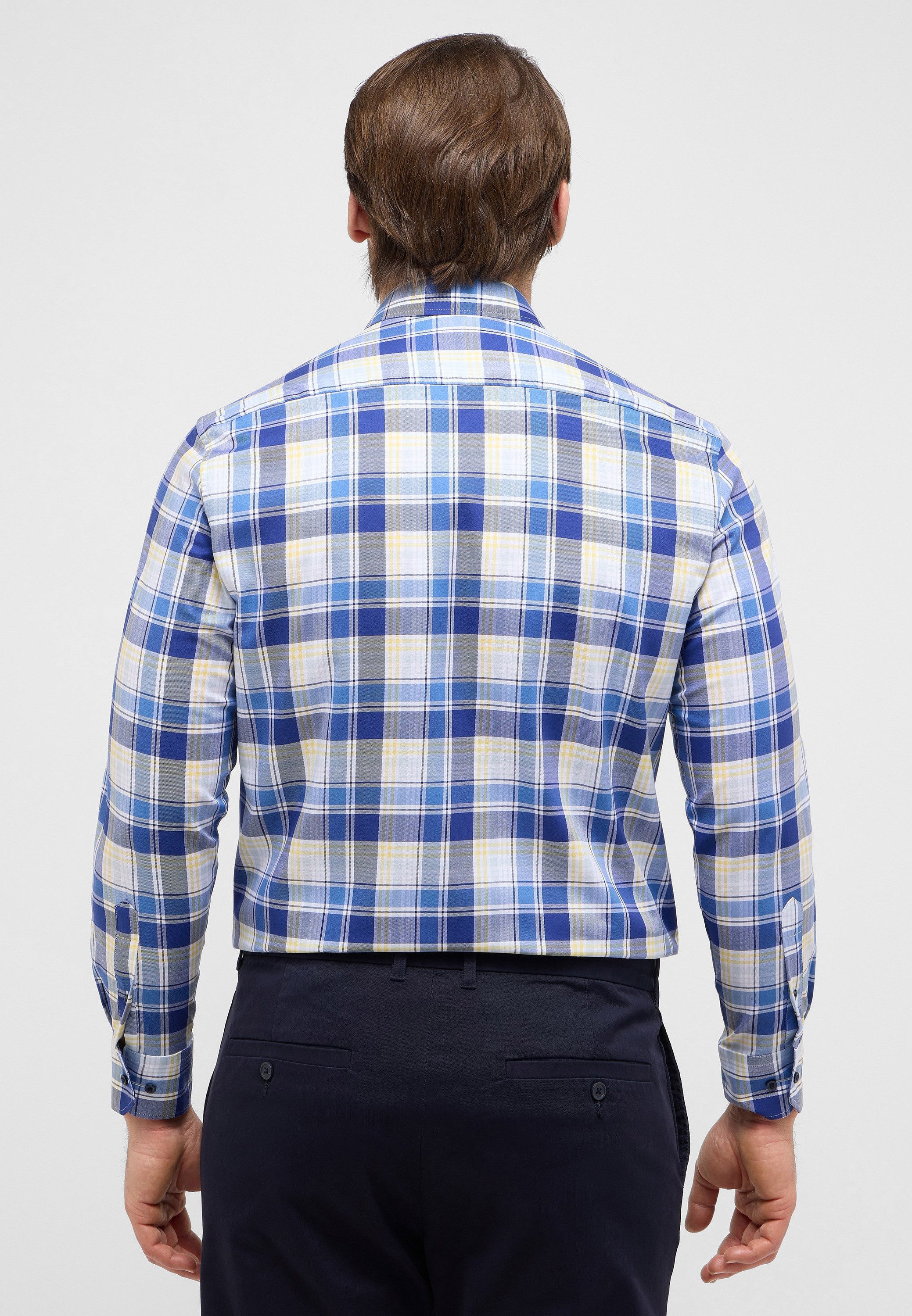Eterna Overhemd met lange mouwen Comfort fit NON IRON (strijkvrij)