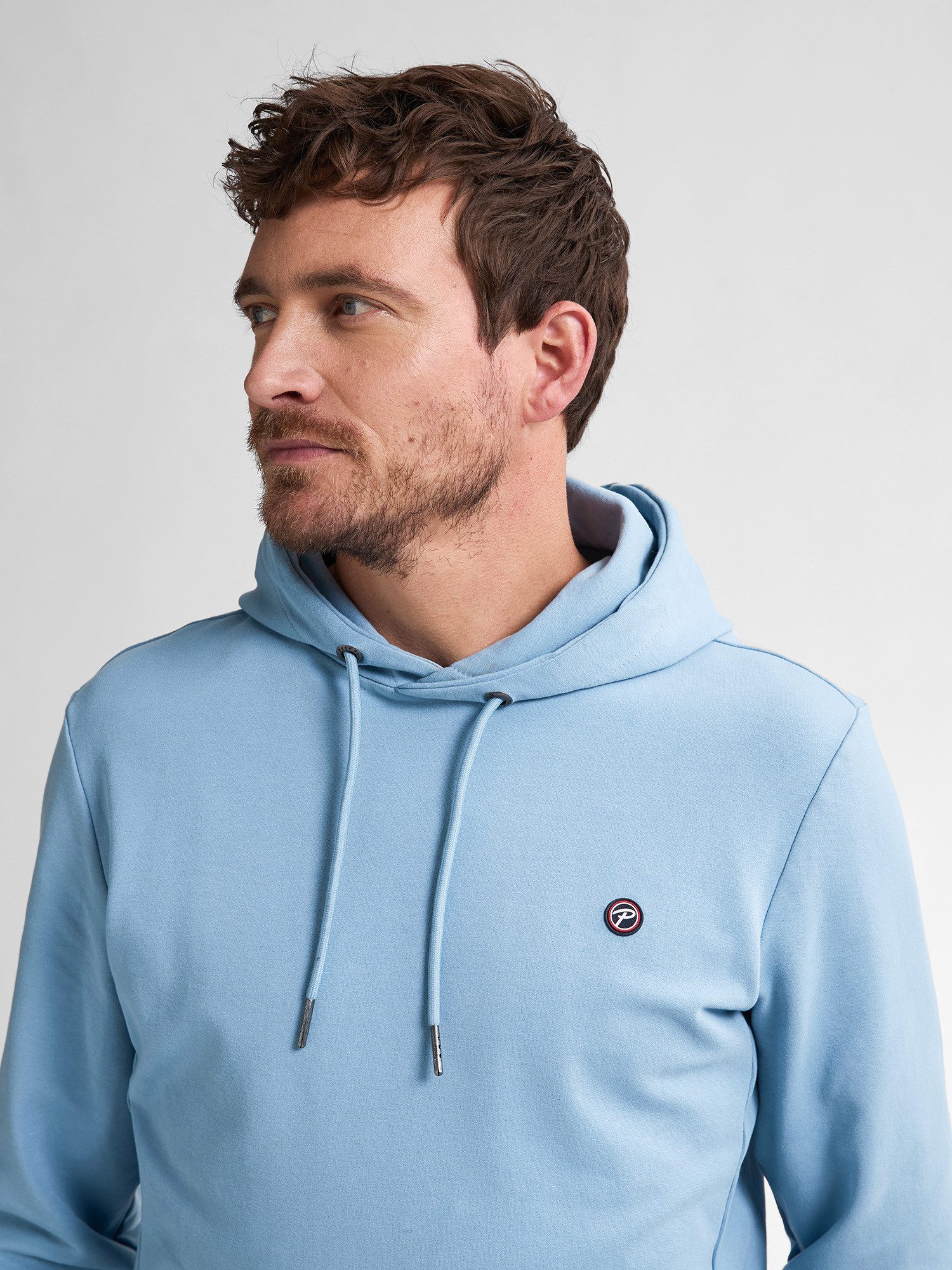 Petrol Industries Hoodie met geborduurd logo