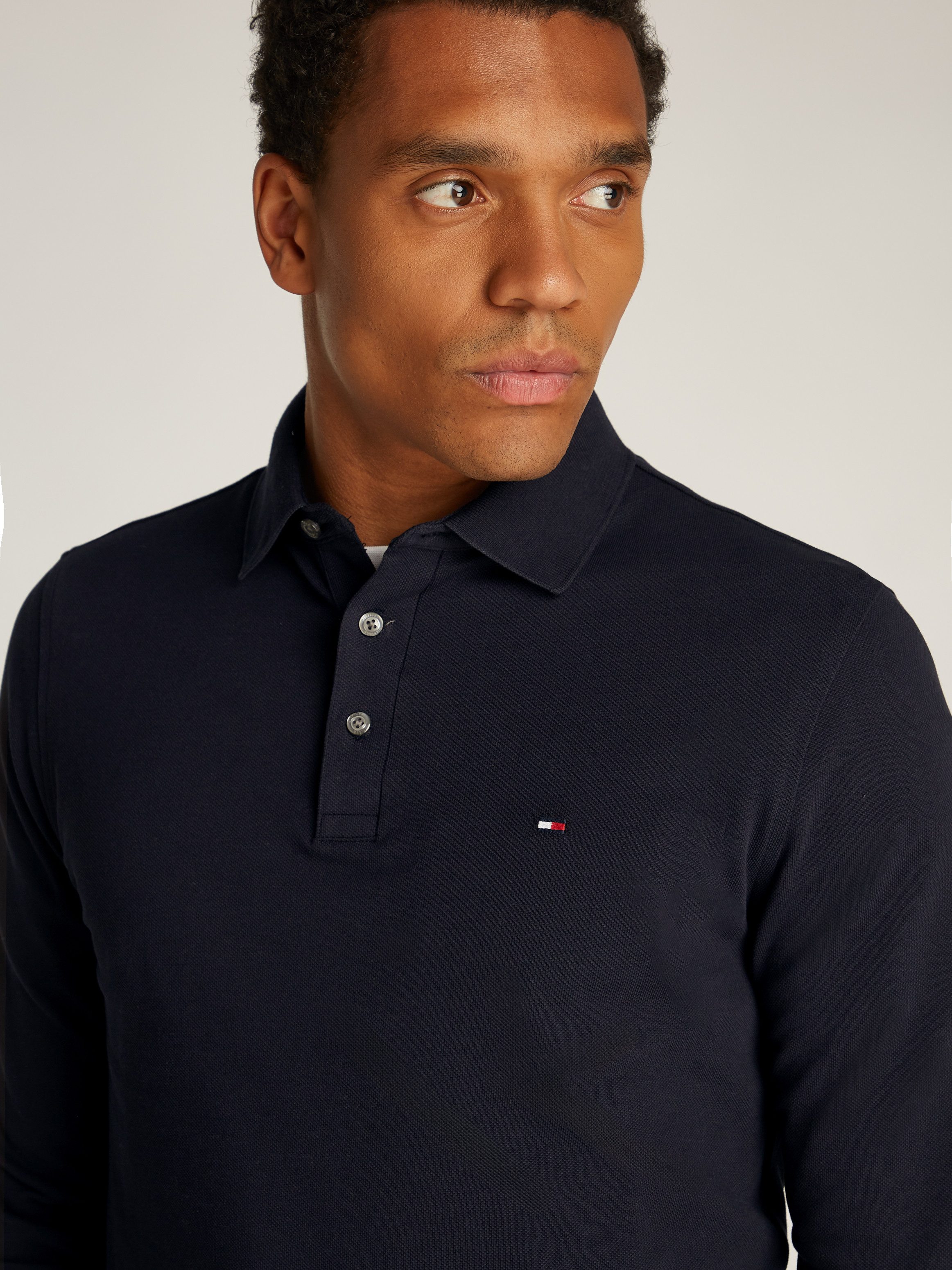Tommy Hilfiger Poloshirt met lange mouwen 1985 SLIM LS POLO