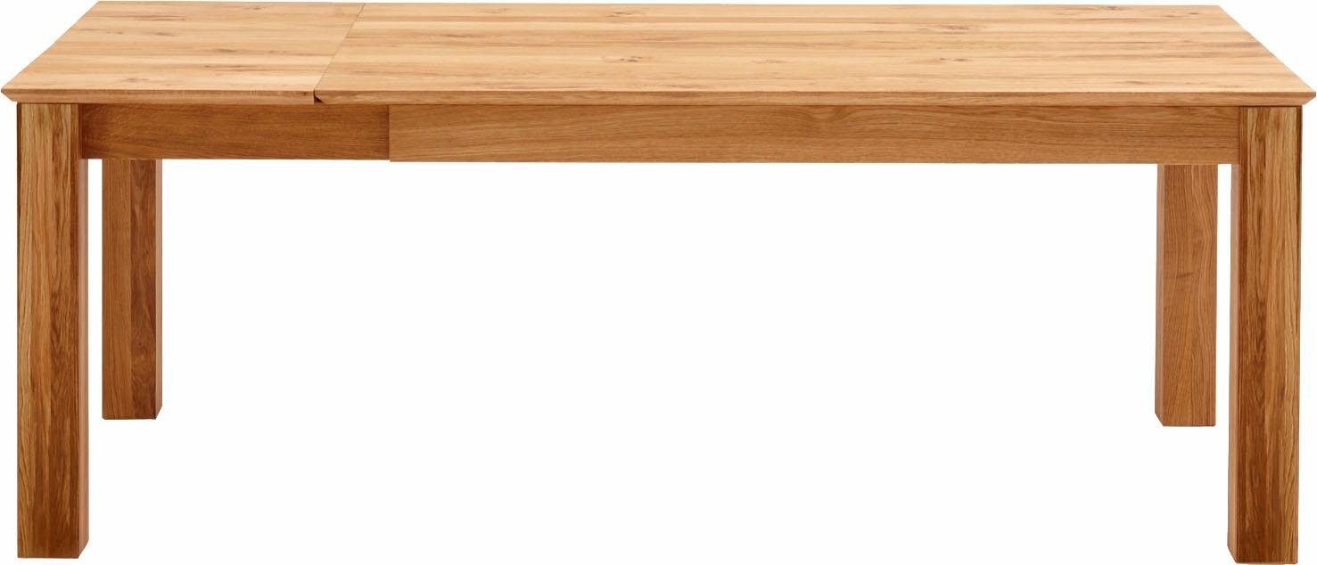 Relita Eettafel Familie met uittrekfunctie, geolied eiken, massief