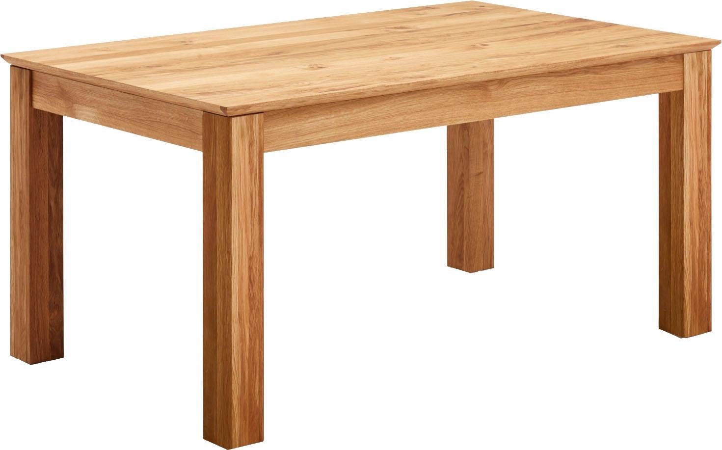 Relita Eettafel Familie met uittrekfunctie, geolied eiken, massief