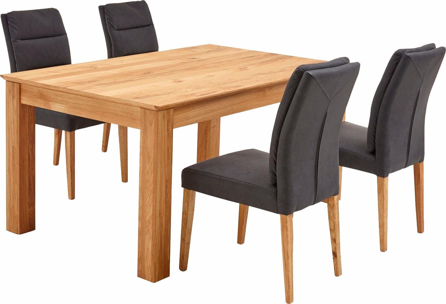 Relita Eettafel Familie met uittrekfunctie, geolied eiken, massief