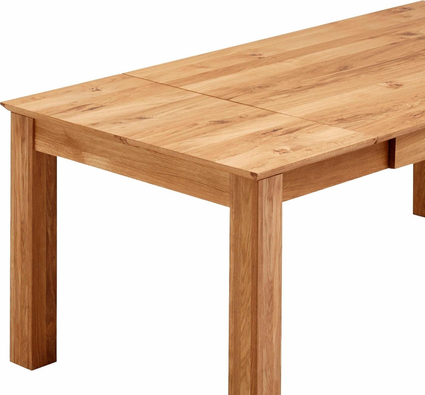 Relita Eettafel Familie met uittrekfunctie, geolied eiken, massief