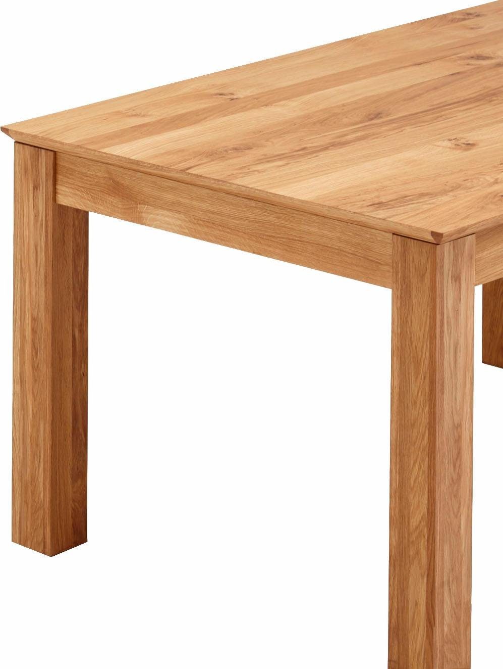 Relita Eettafel Familie met uittrekfunctie, geolied eiken, massief