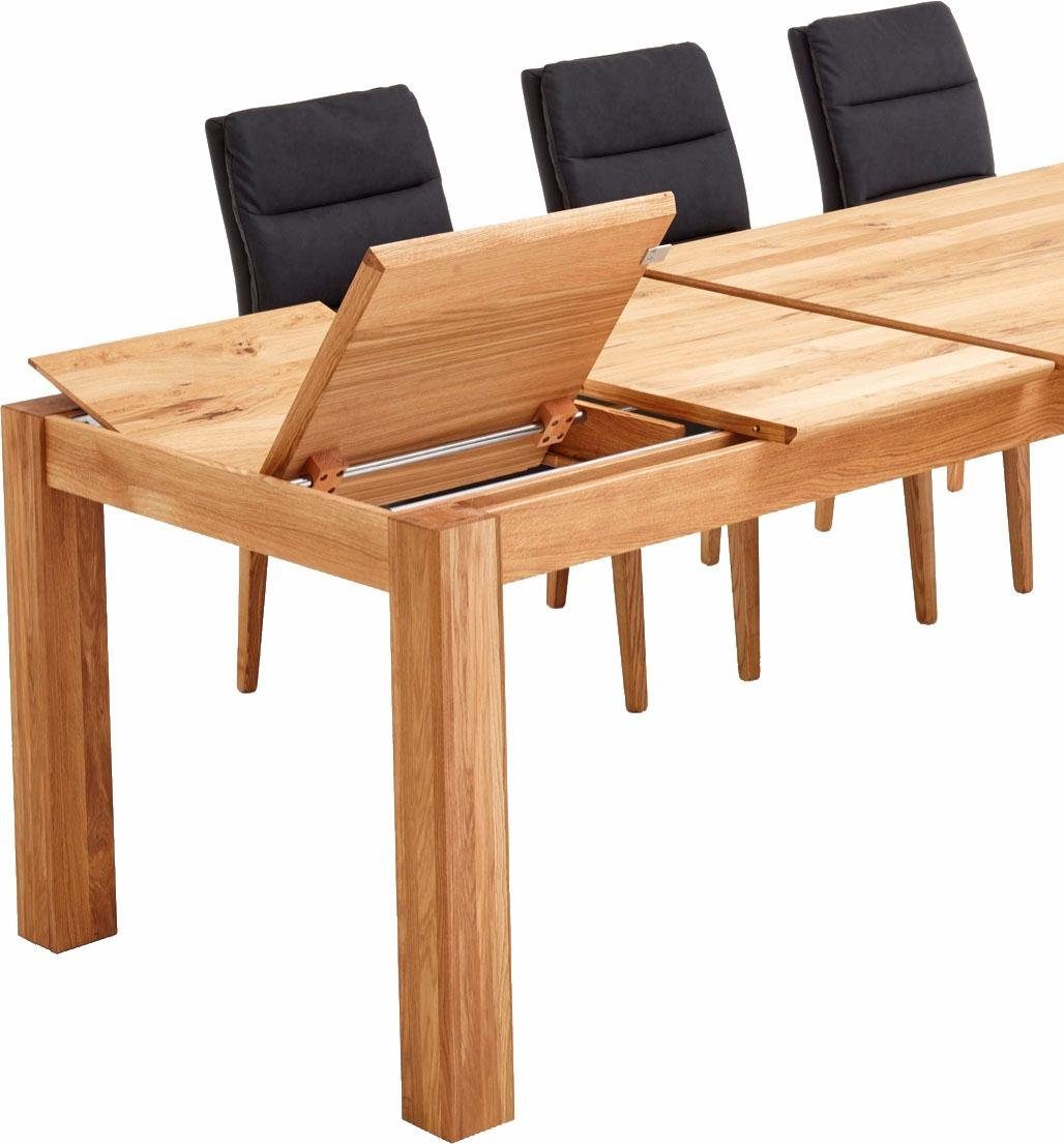 Relita Eettafel Familie met uittrekfunctie, geolied eiken, massief