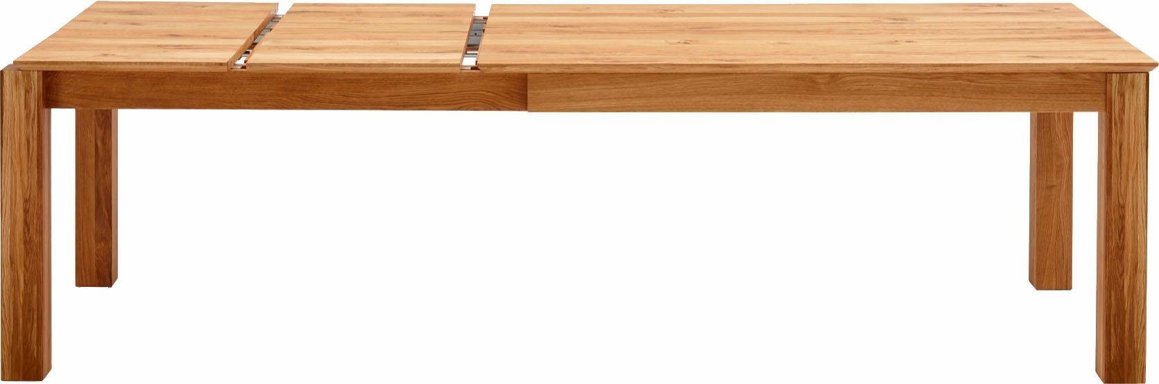 Relita Eettafel Familie met uittrekfunctie, geolied eiken, massief