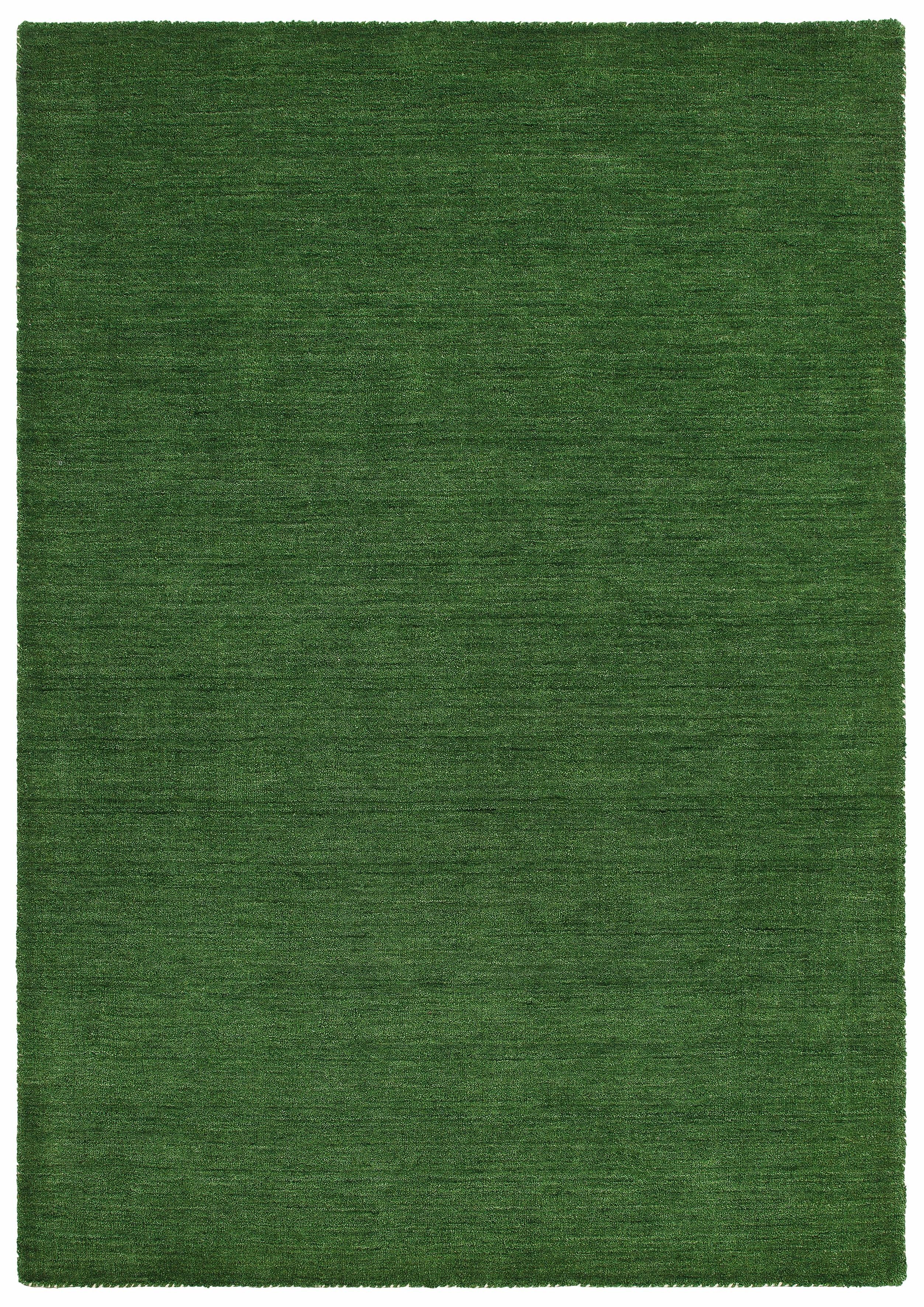 THEKO Wollen kleed Gabbeh uni, Handgeweven vloerkleed, mêlee, zuivere wol, met de hand geweven