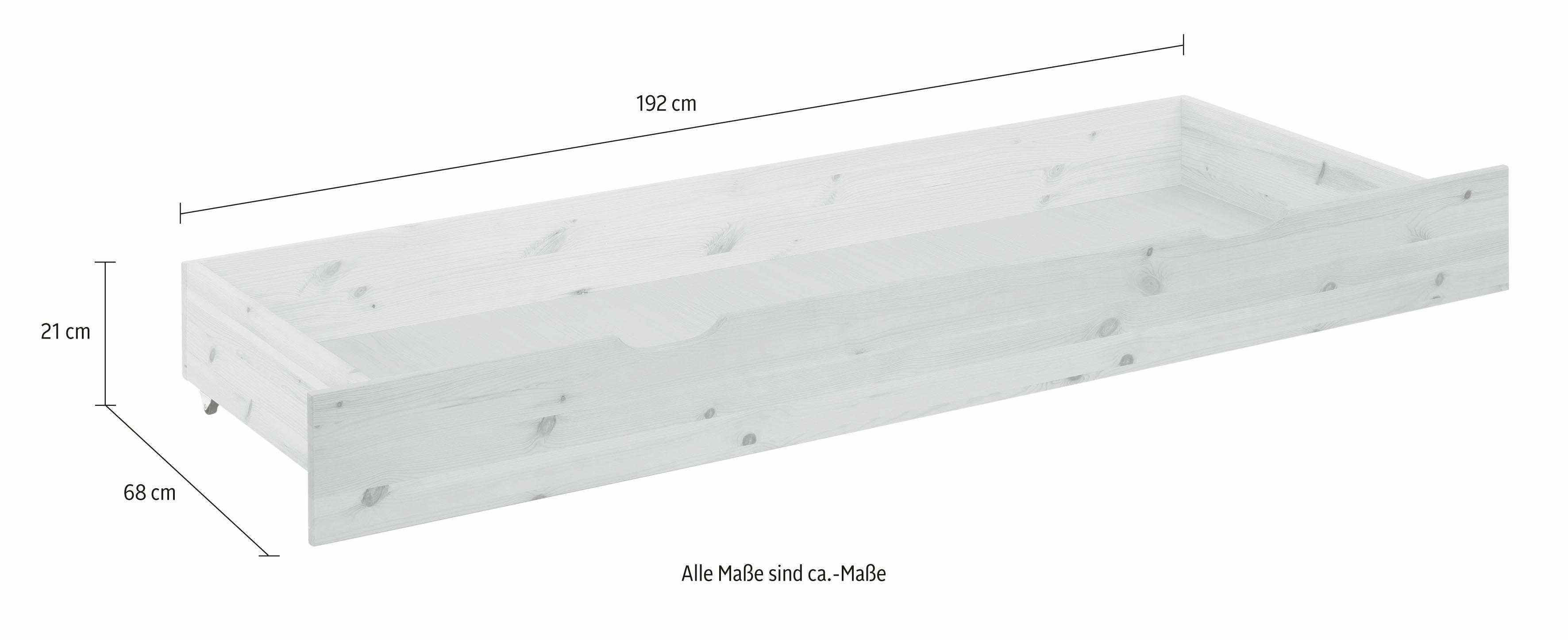 Home affaire Lade "KERO " passend bij het massief houten bed kero, breedte 192 cm