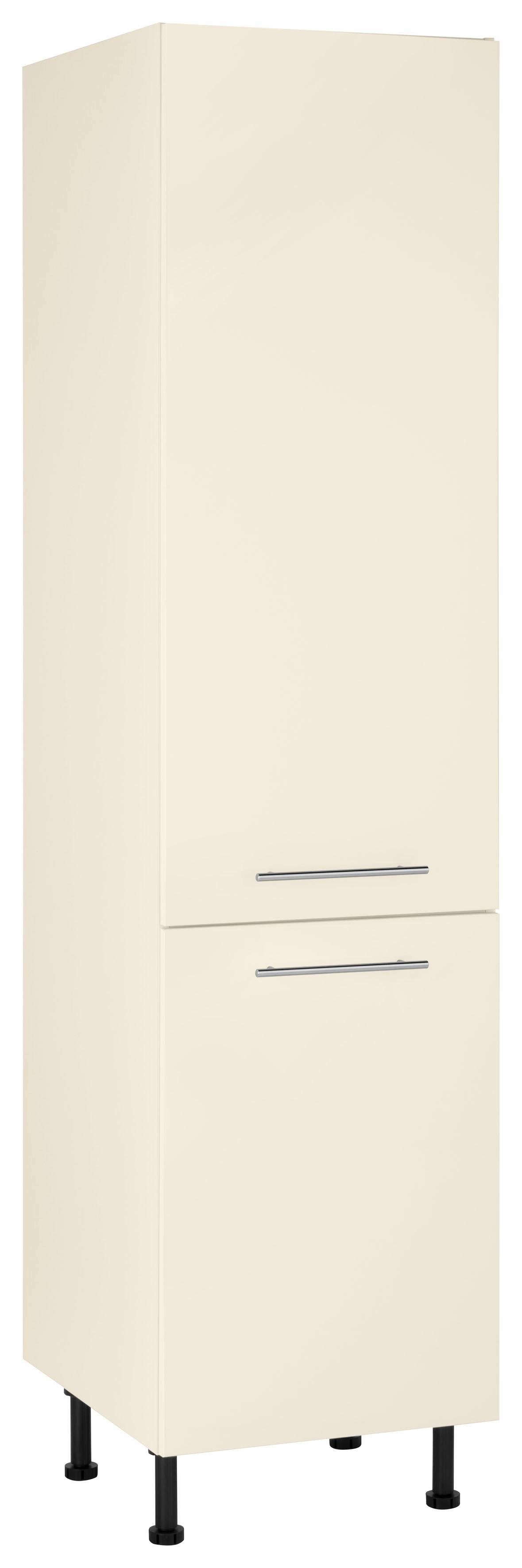 wiho Küchen Smalle kast Ela 50 cm breed, in hoogte verstelbare poten buffetkasten wit