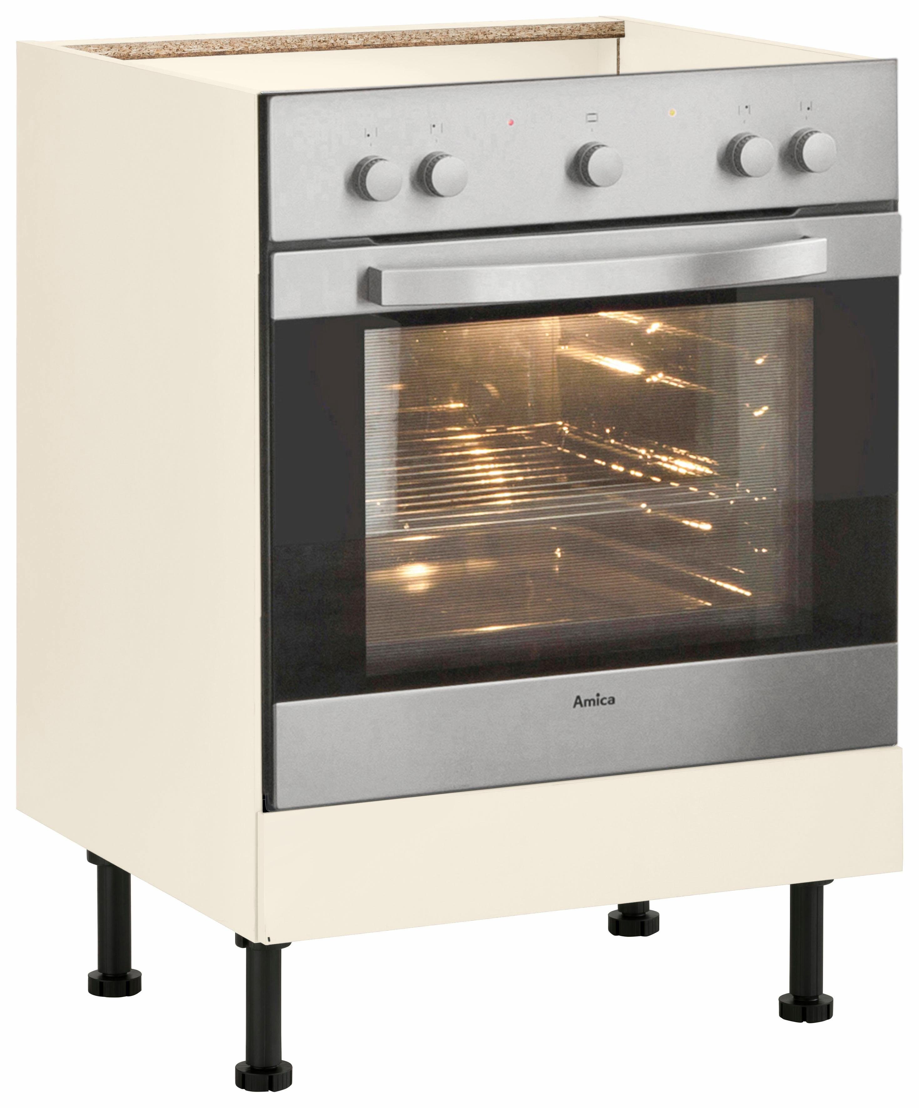 wiho Küchen Ombouwkast voor oven Ela Breedte 60 cm ombouwkasten wit