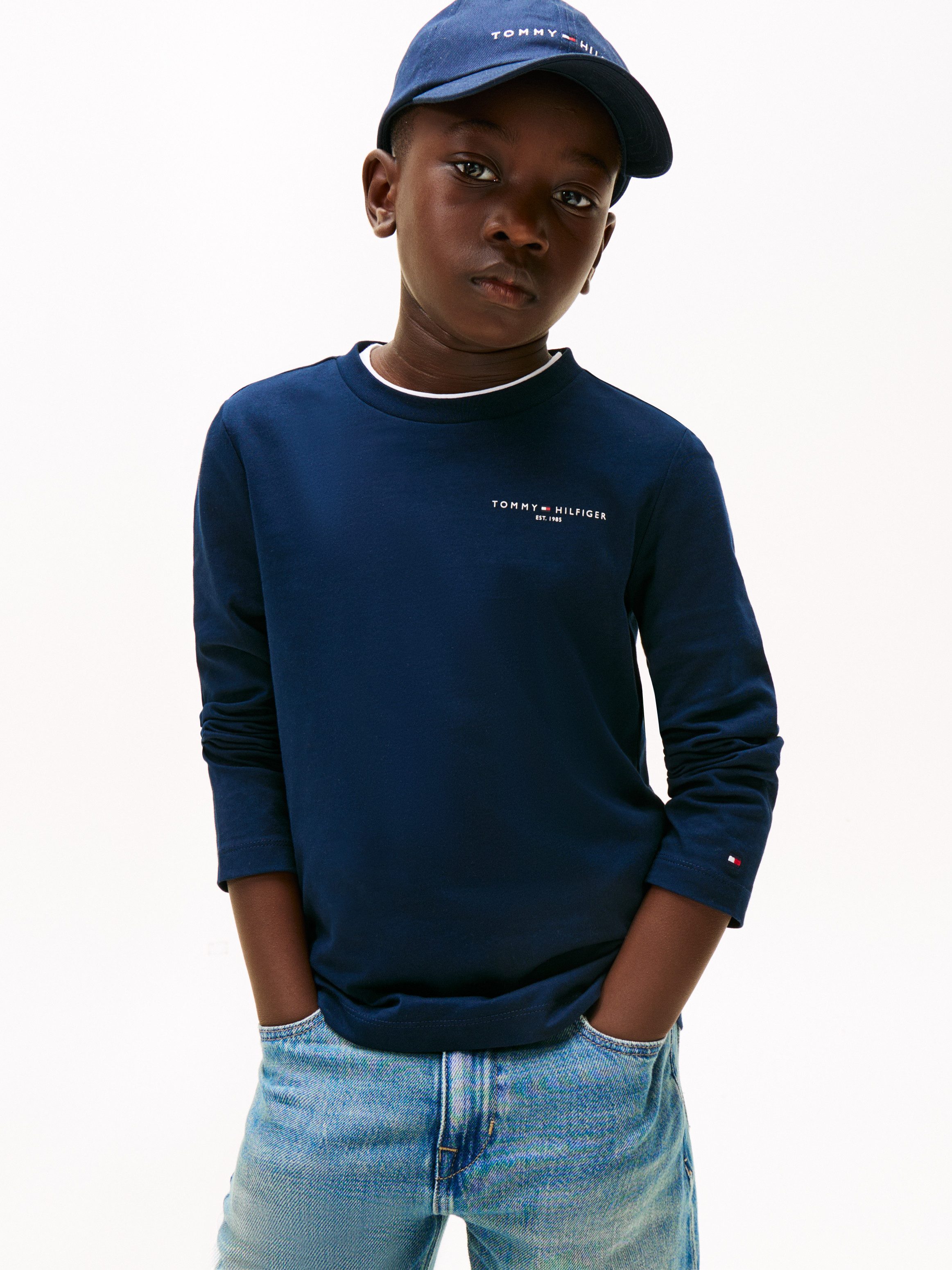 Tommy Hilfiger Shirt met lange mouwen MINI CORP T-SHIRT LS