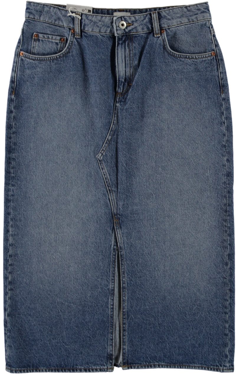 Mustang Jeans rok EUREKA Denim met een loopopening