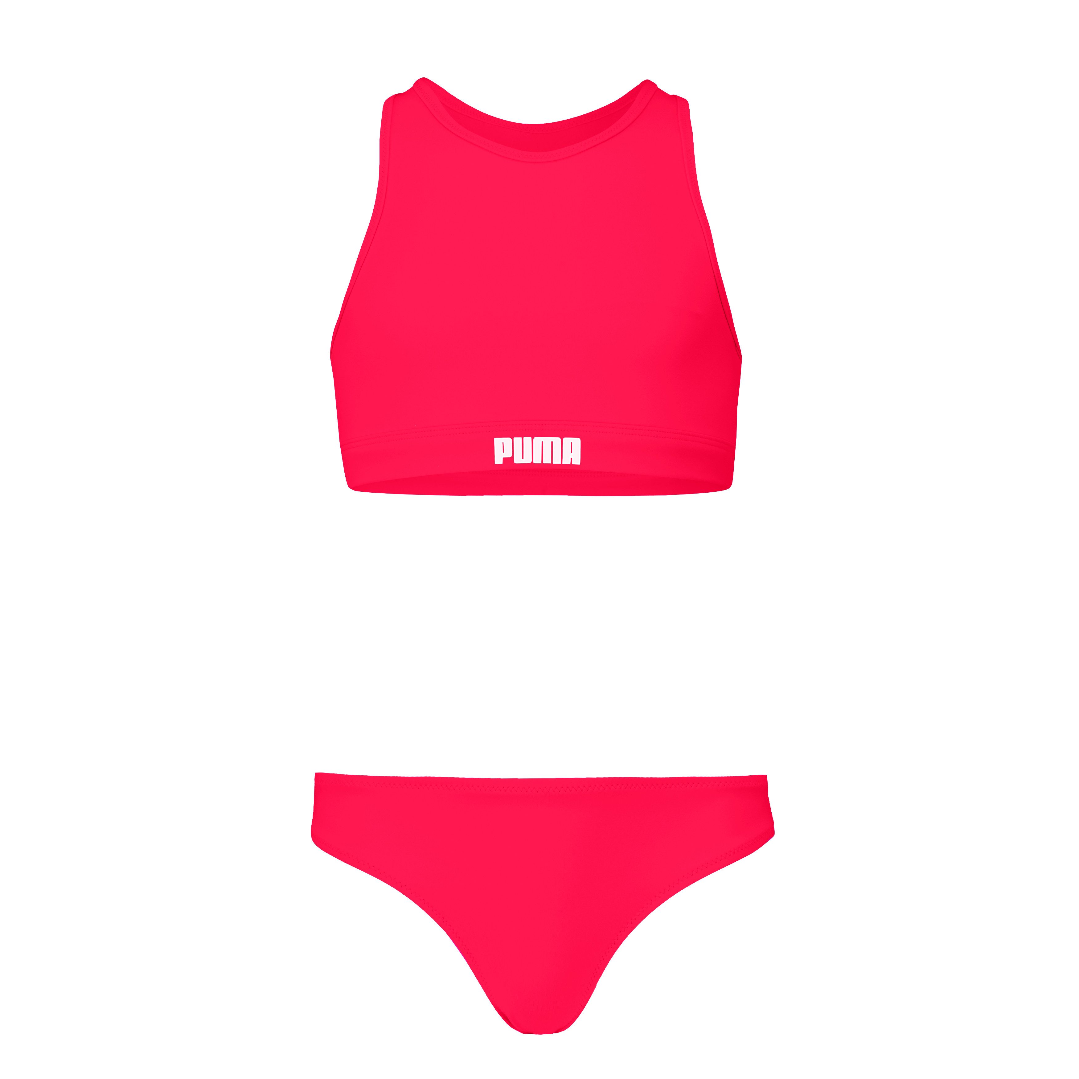 PUMA Bustierbikini met racerback pasvorm (set, 2 stuks)