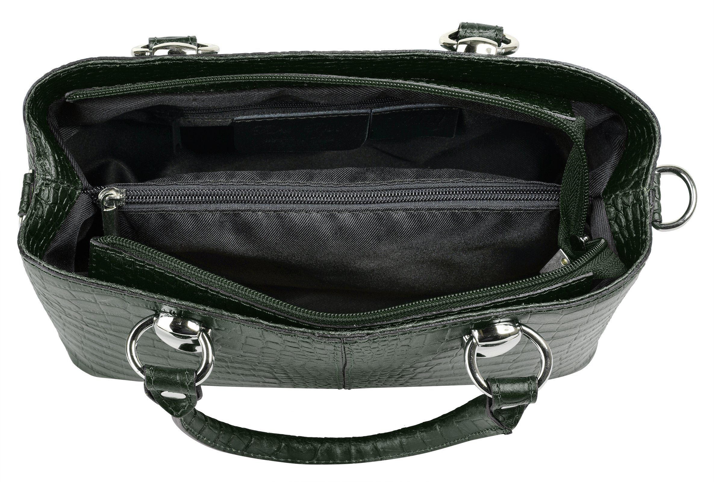 Cluty Schoudertas echt leer, made in italy