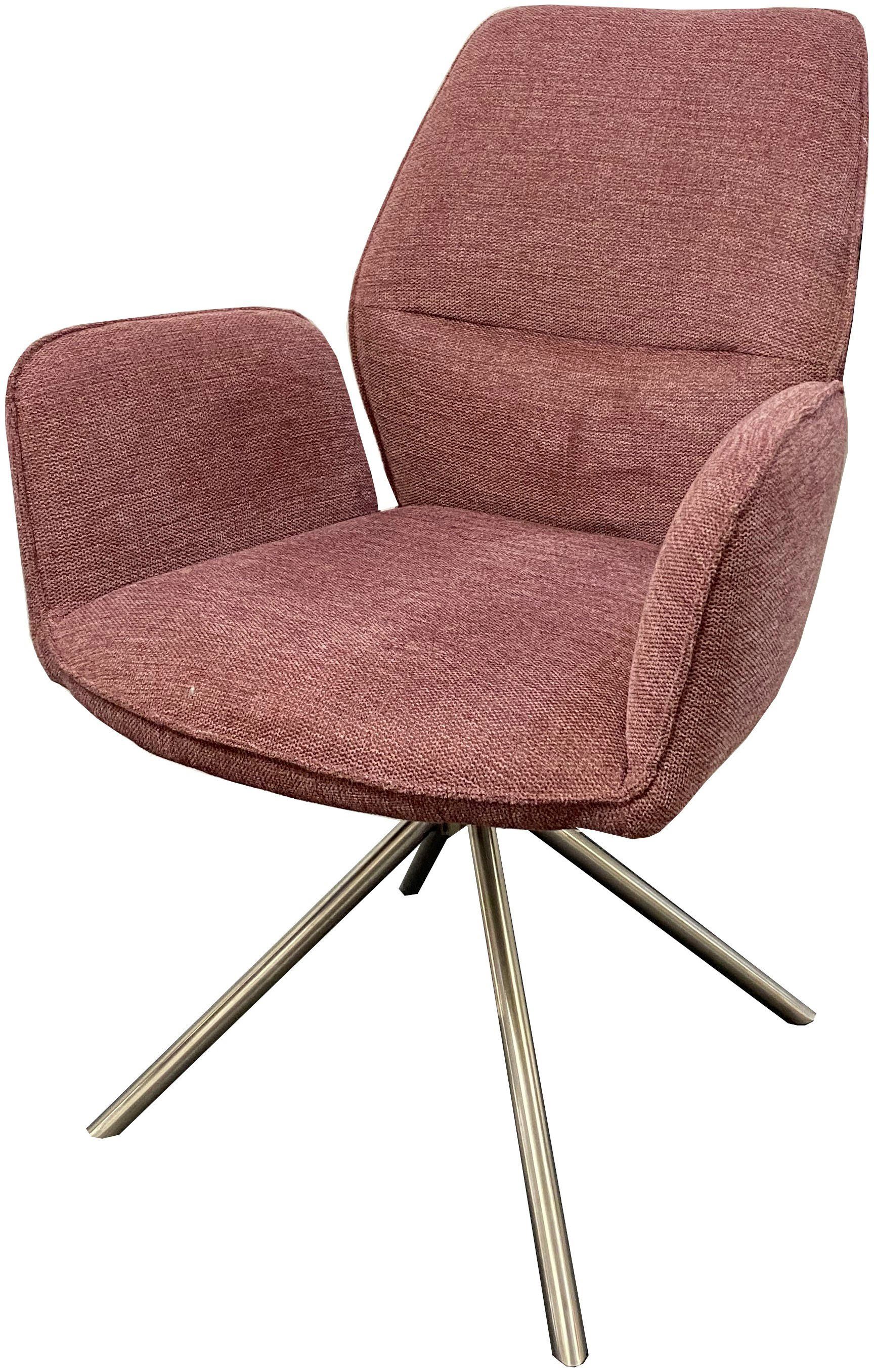 MCA furniture Eetkamerstoel Greyton (2-set), draaibaar 180°, belastbaarheid 120 kg, zithoogte ca. 50 cm