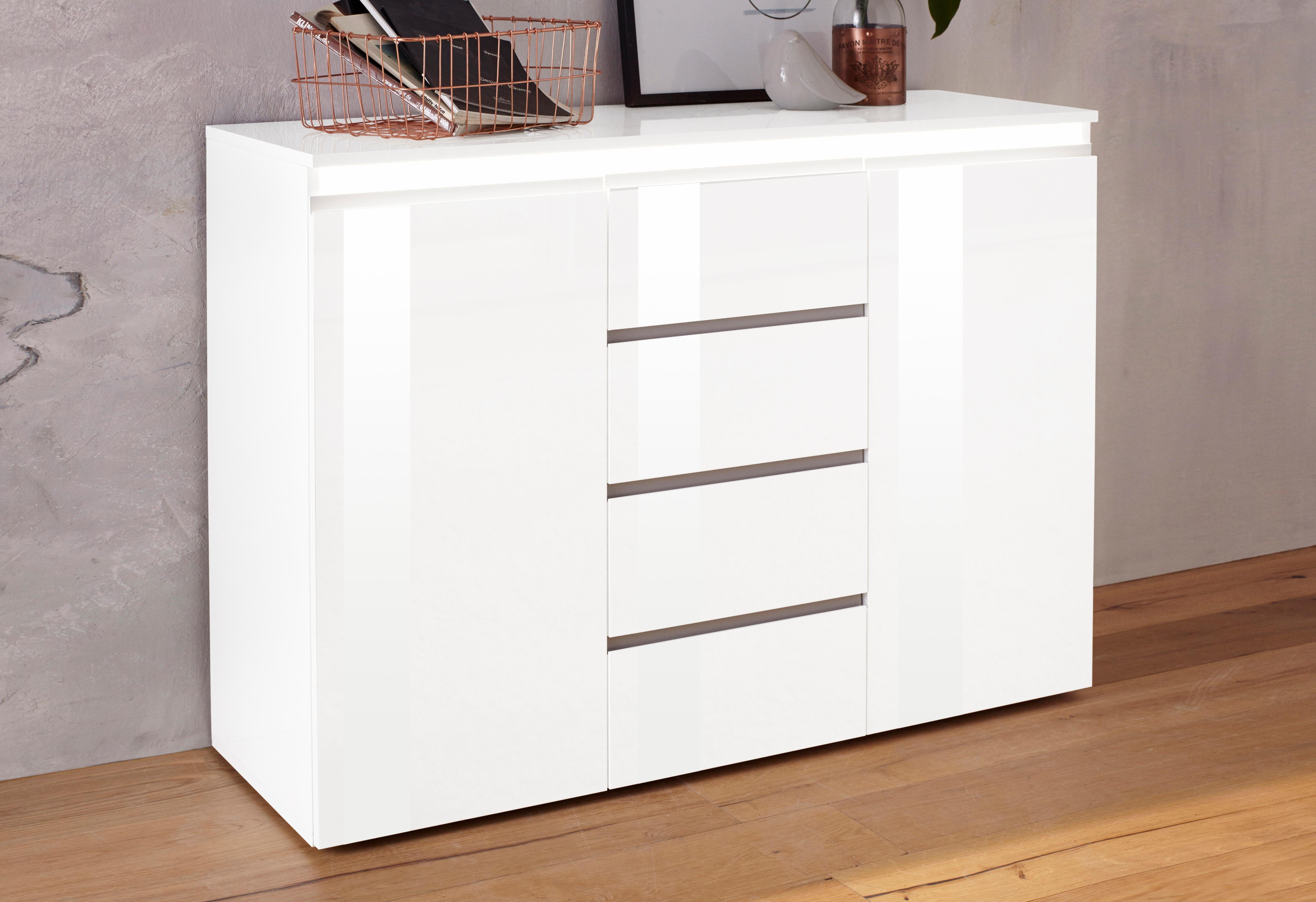 INOSIGN Dressoir Milaan Breedte 120 cm dressoirs wit