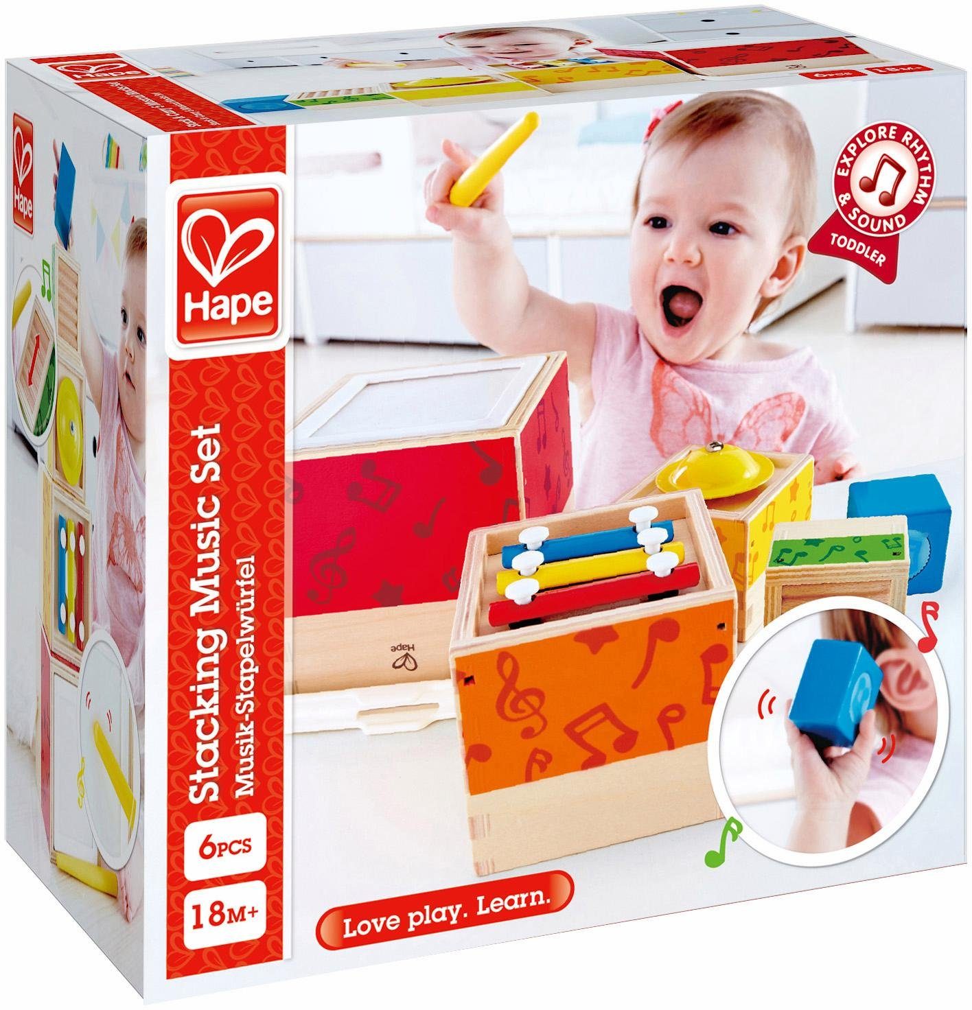 Hape Speelgoed-muziekinstrument Muziek-stapelblokken