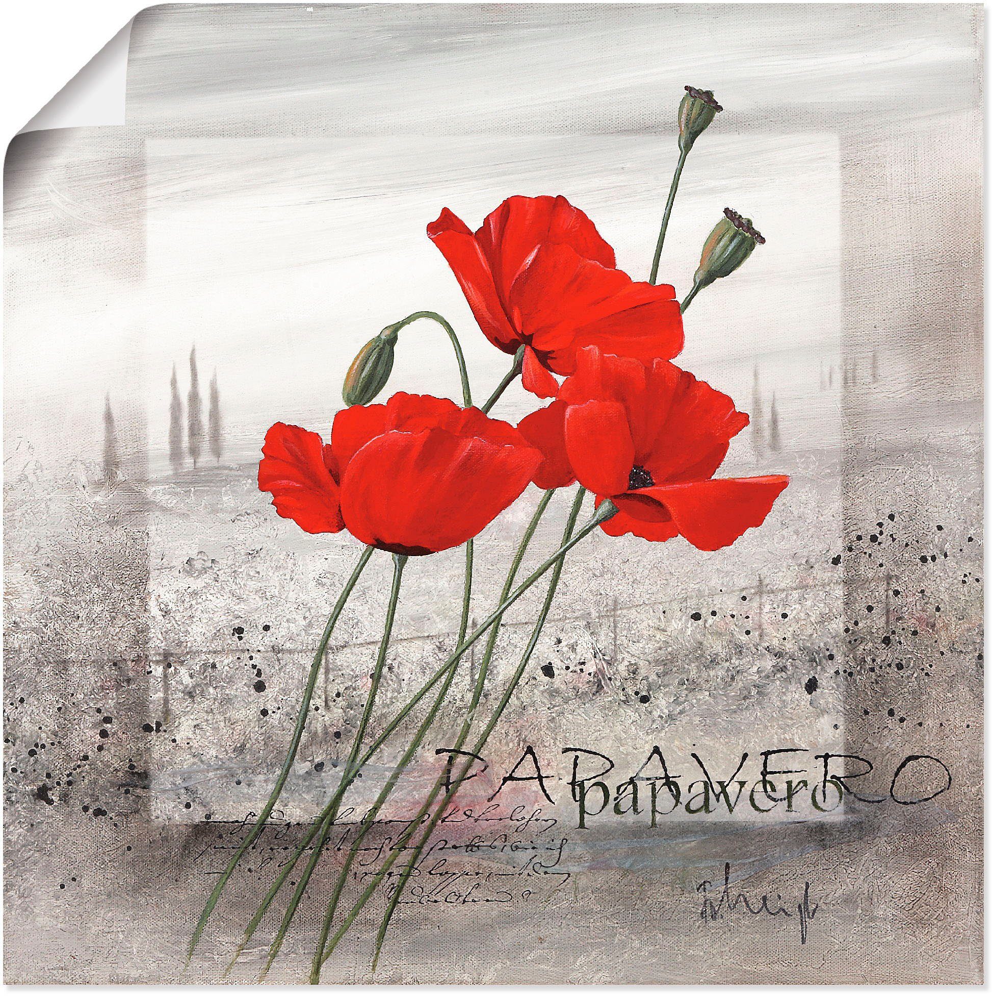 Artland artprint Mohnblumen