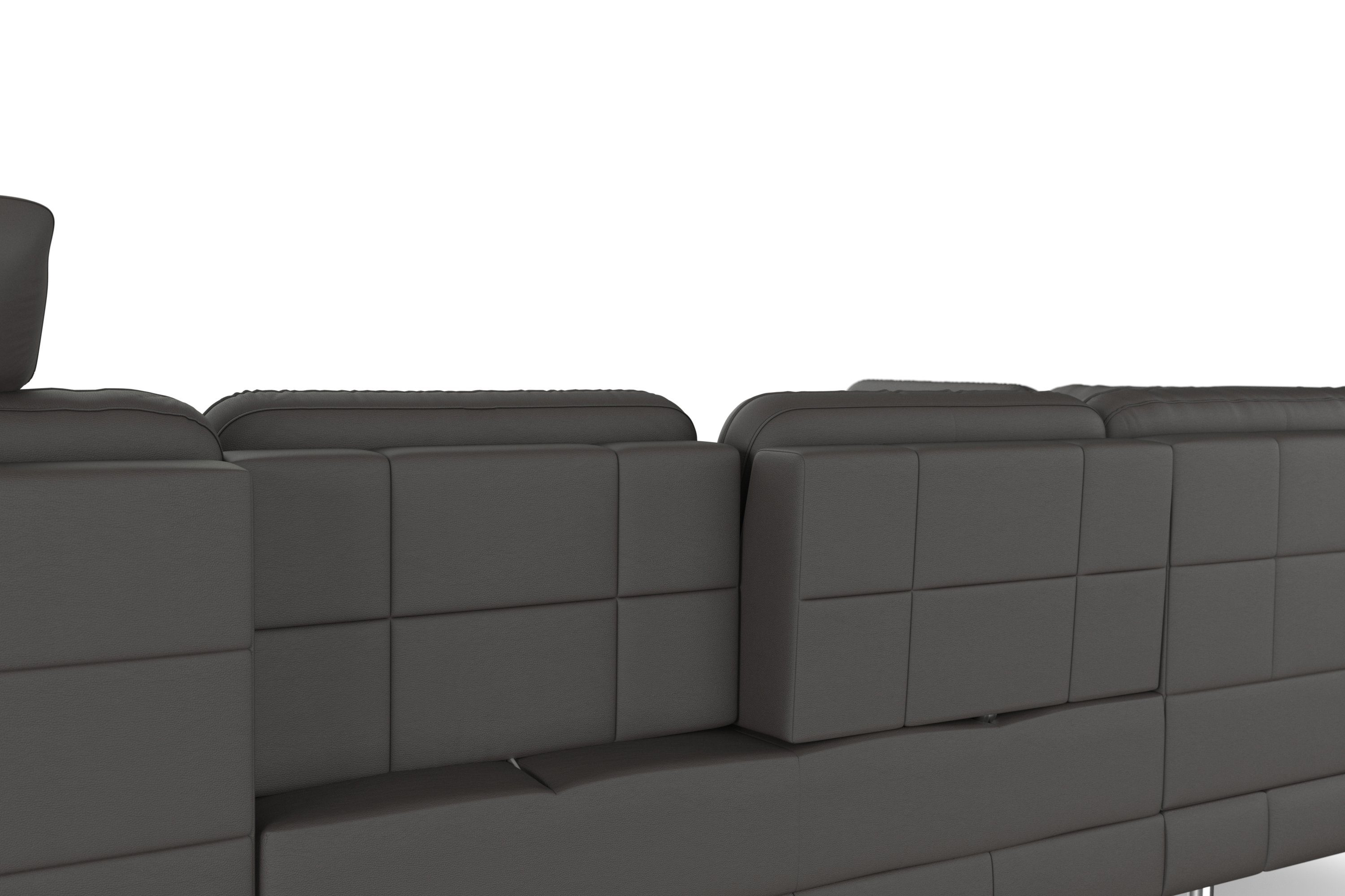 sit&more Zithoek Bendigo U-vorm inclusief zitdiepteverstelling, bodemvrijheid 15 cm, in 2 pootkleuren