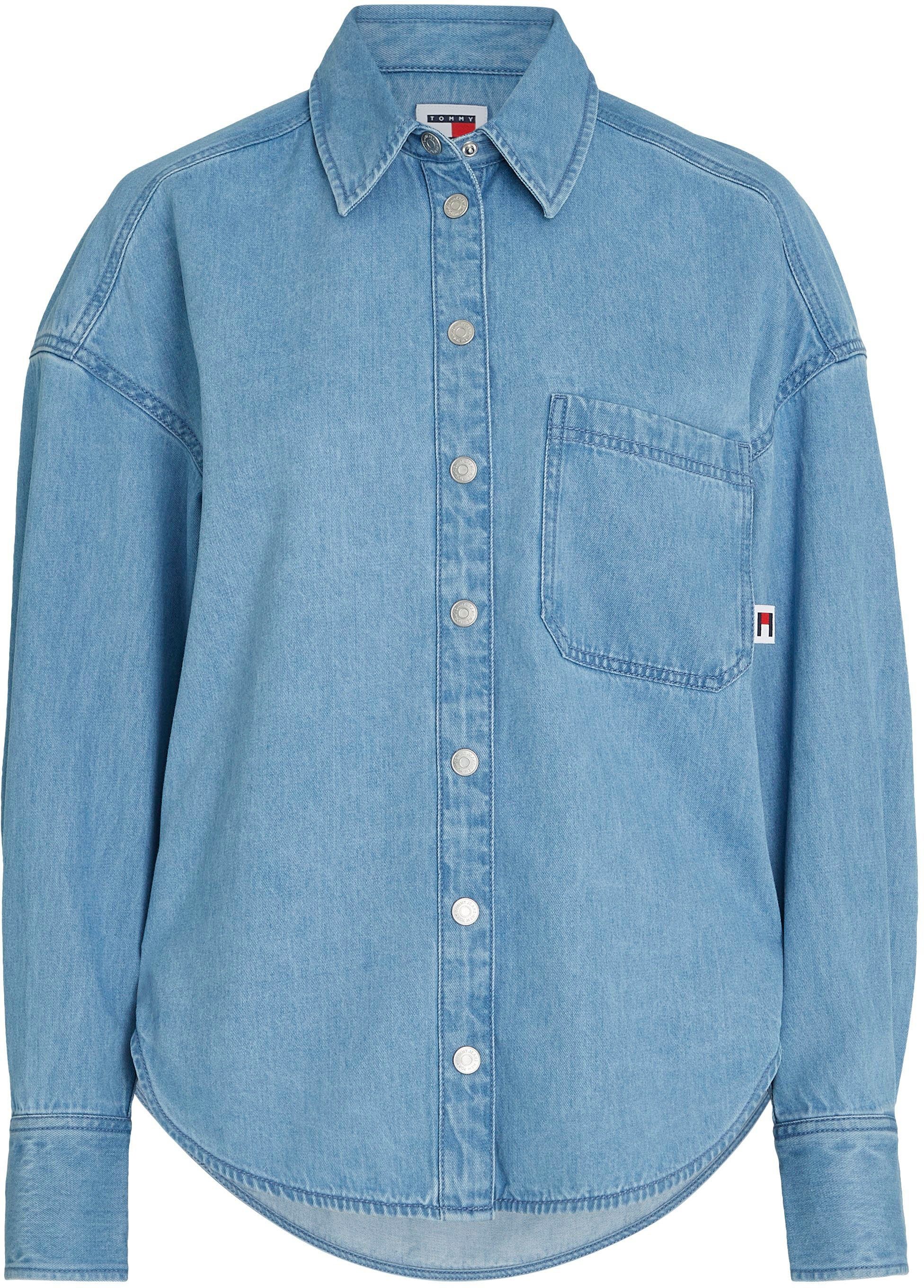 Tommy Jeans Curve Top TJW DENIM OVERSHIRT EXT