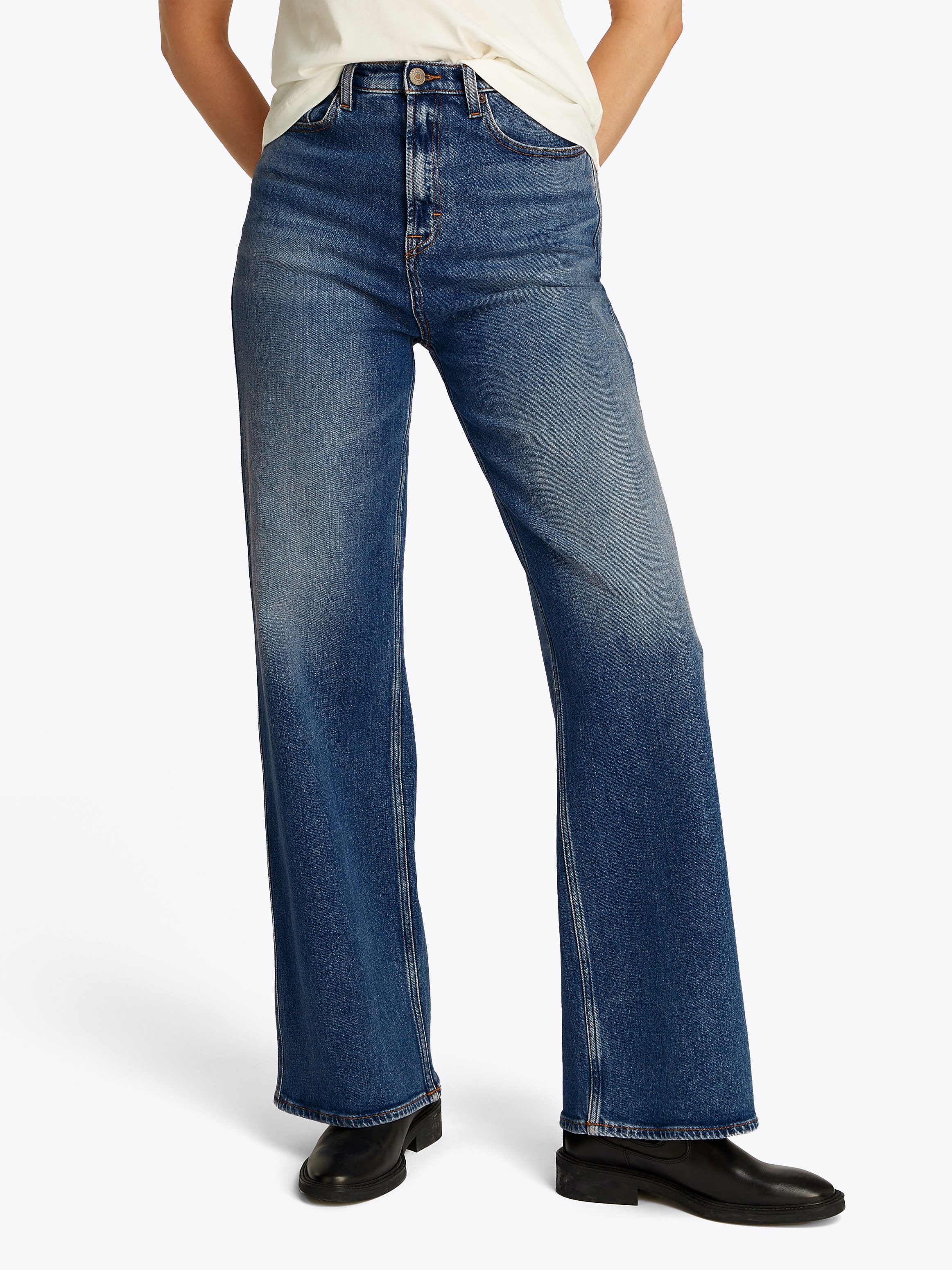TOMMY JEANS Wijde jeans Claire High Rise dames wide leg jeans maat 25