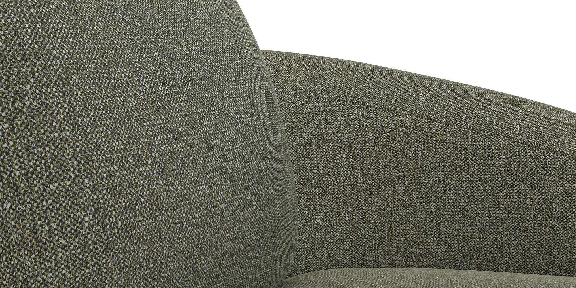 FLEXLUX Zithoek Torino, rond, L-vorm, bankhoek met recamière, longchair-sofa