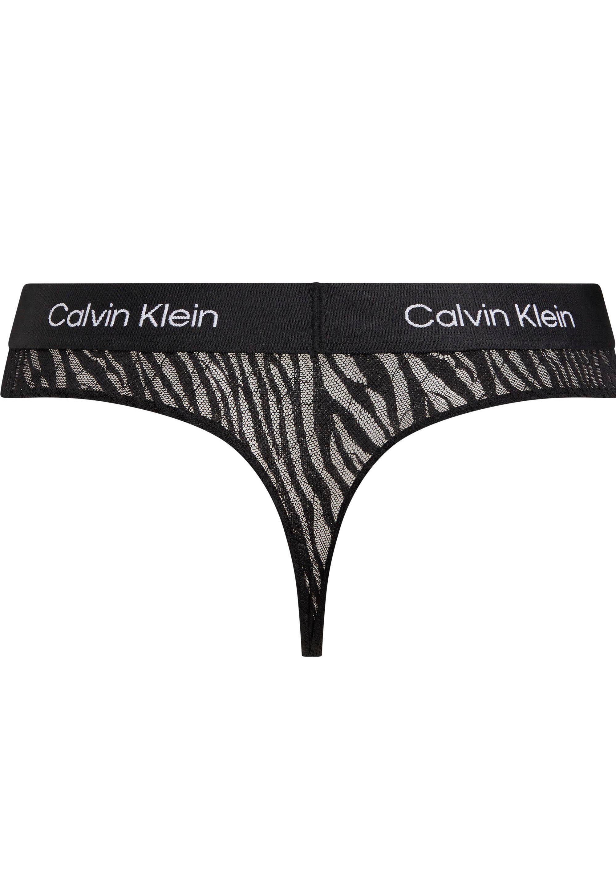 Calvin Klein T-string MODERN THONG met sportieve elastische band