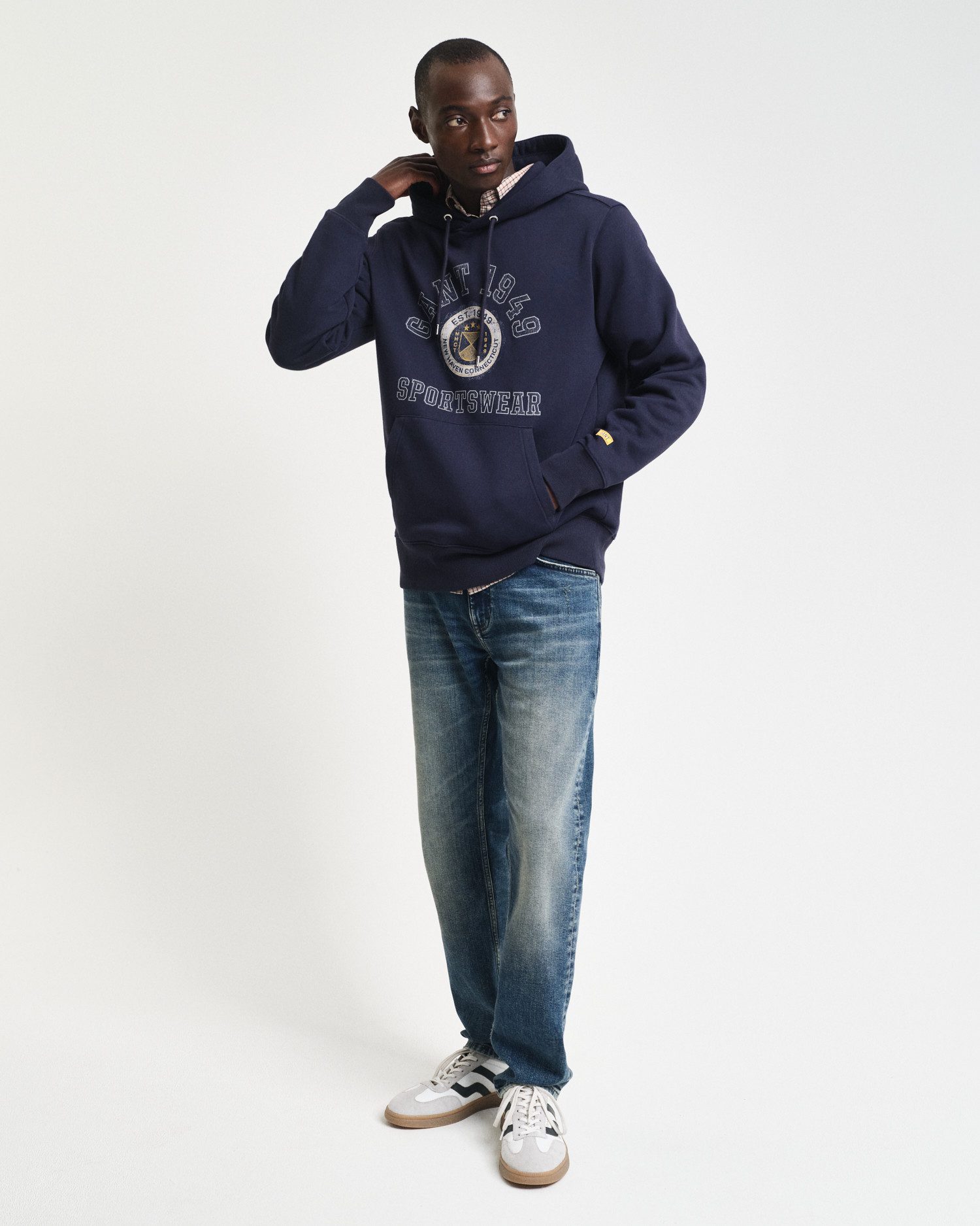 Gant Hoodie FRONT GRAPHIC SWEAT HOODIE GANT-grafiekprint op de voorkant