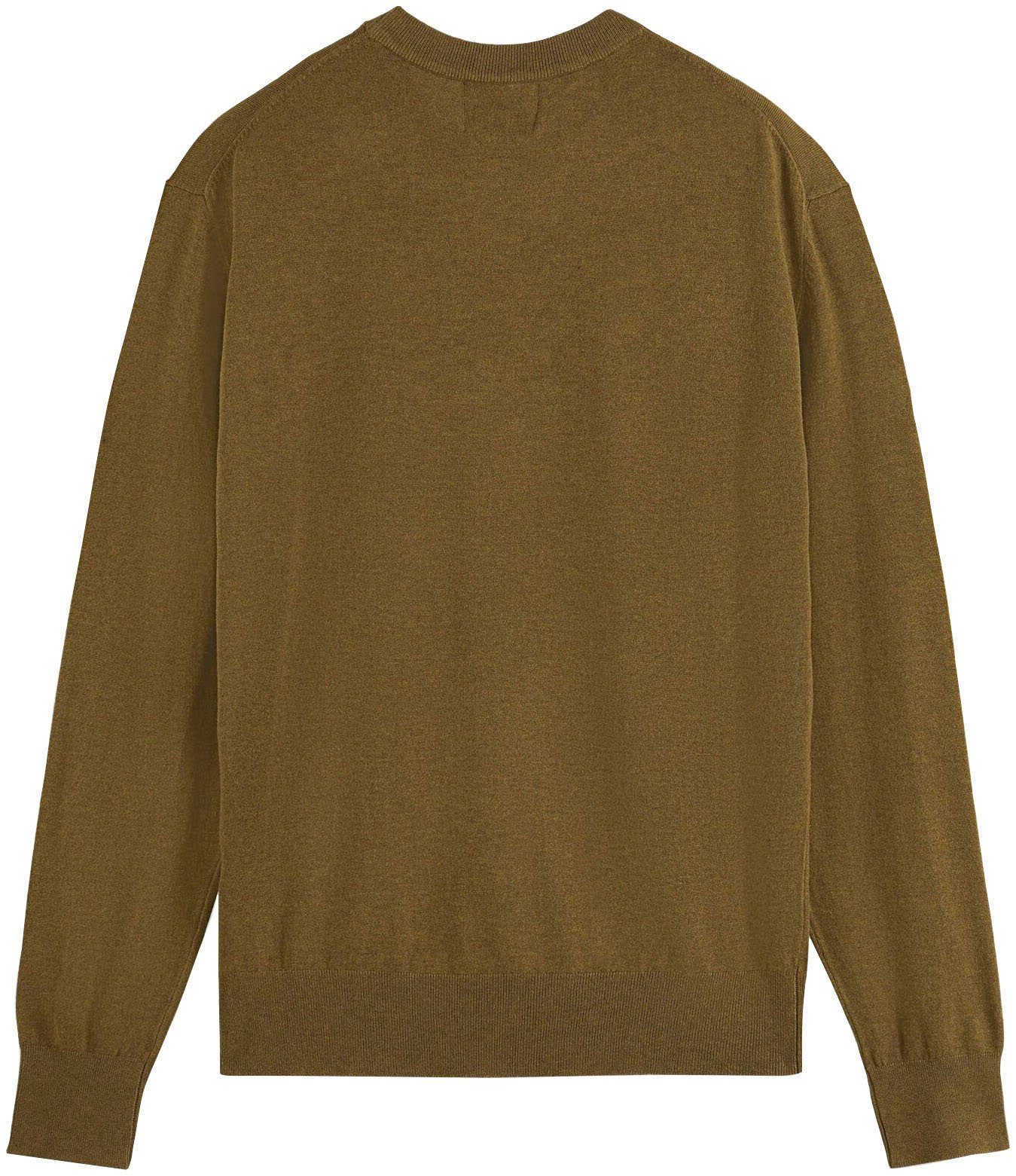 Scotch & Soda Trui met ronde hals Essentials - Ecovero viscose-blend crewneck pullover