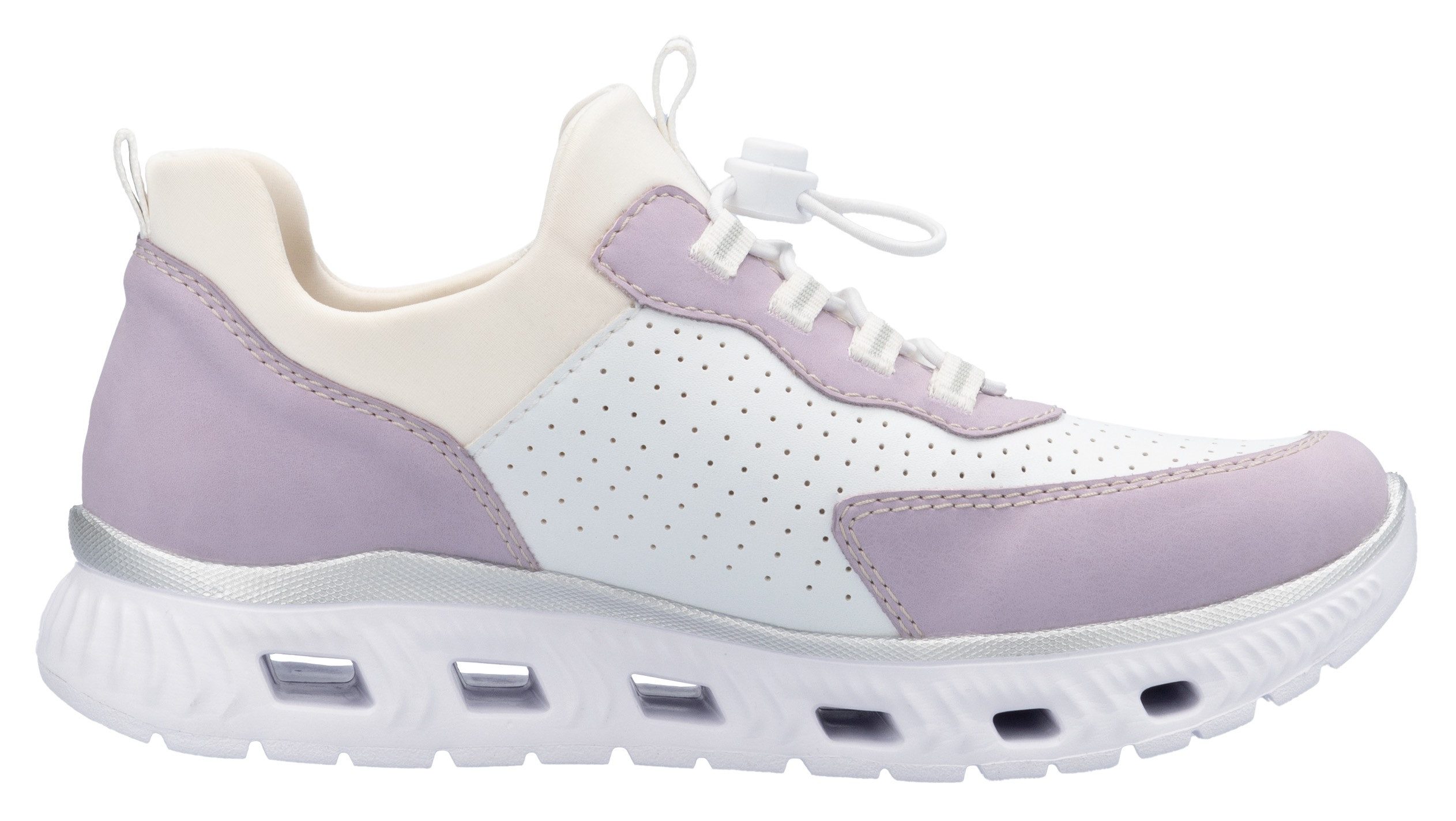 RIEKER Sport Slip-on sneakers Vegan , slippers, lage schoen, vrijetijdssneaker met memosoft-uitrusting