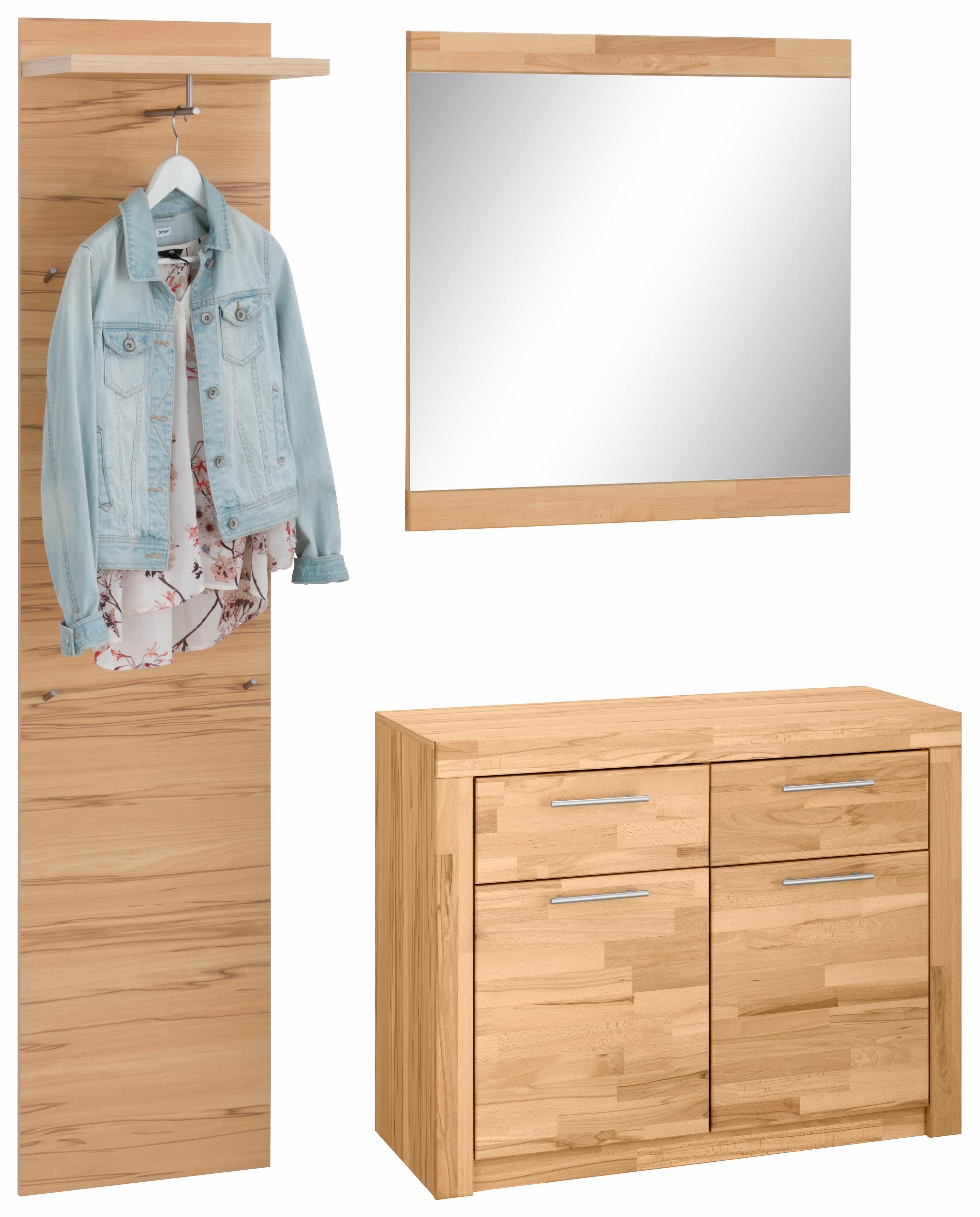 VOGL Möbelfabrik Halmeubelset Simone (set, 3-delig) wandkapstokken beige