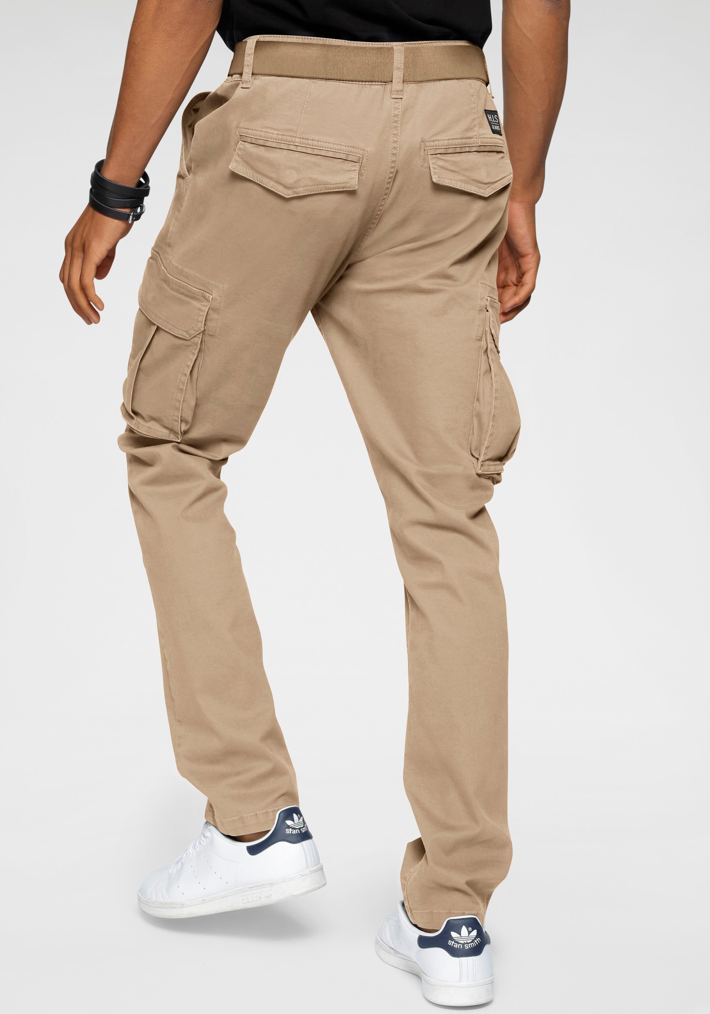 H.I.S Cargobroek (set, 2-delig, Met een afneembare riem)