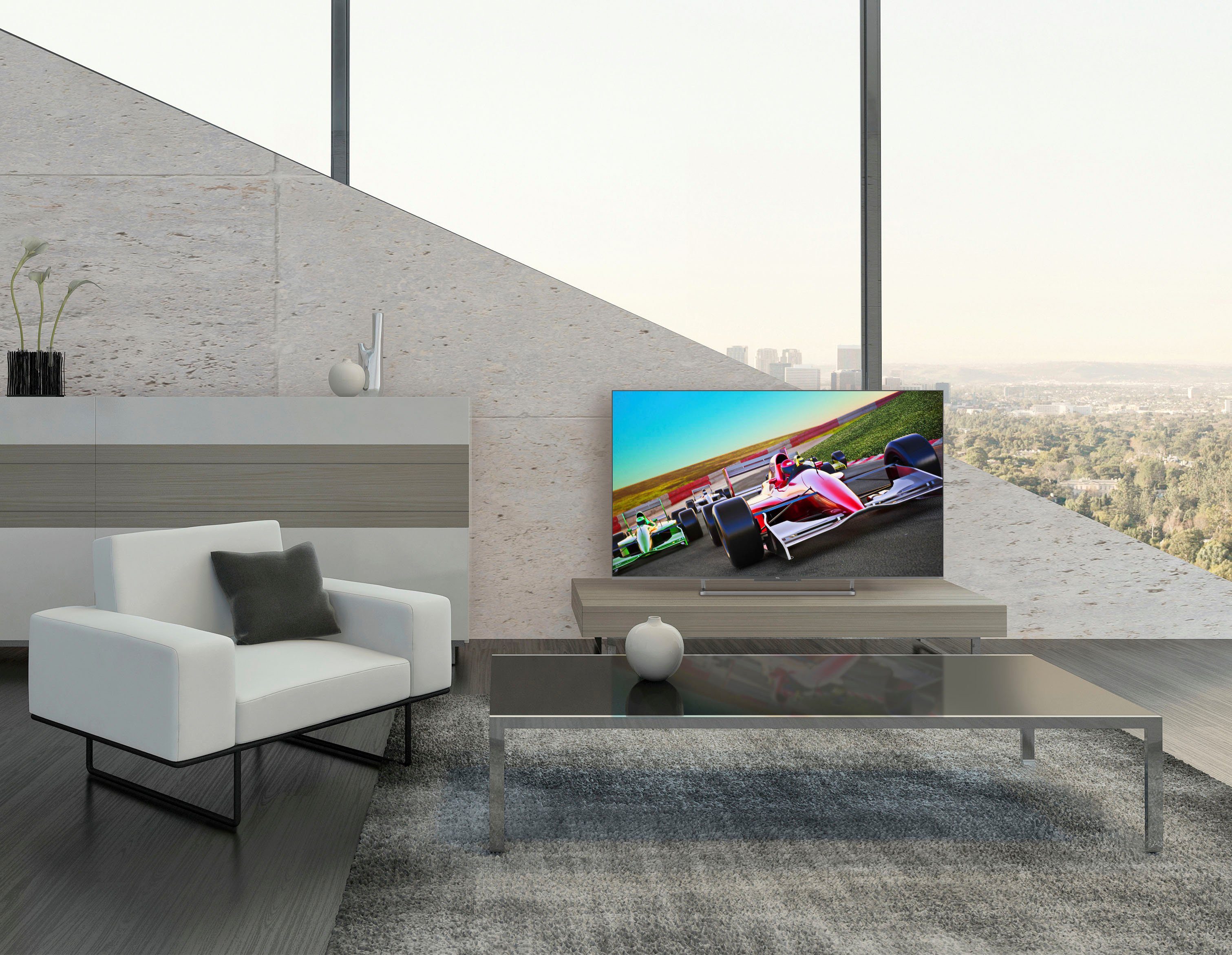 TCL QLED-TV 65C728X1, 164 cm / 65", 4K Ultra HD, Smart TV - Android TV, Android 11, Onkyo-geluidssysteem, gaming tv
