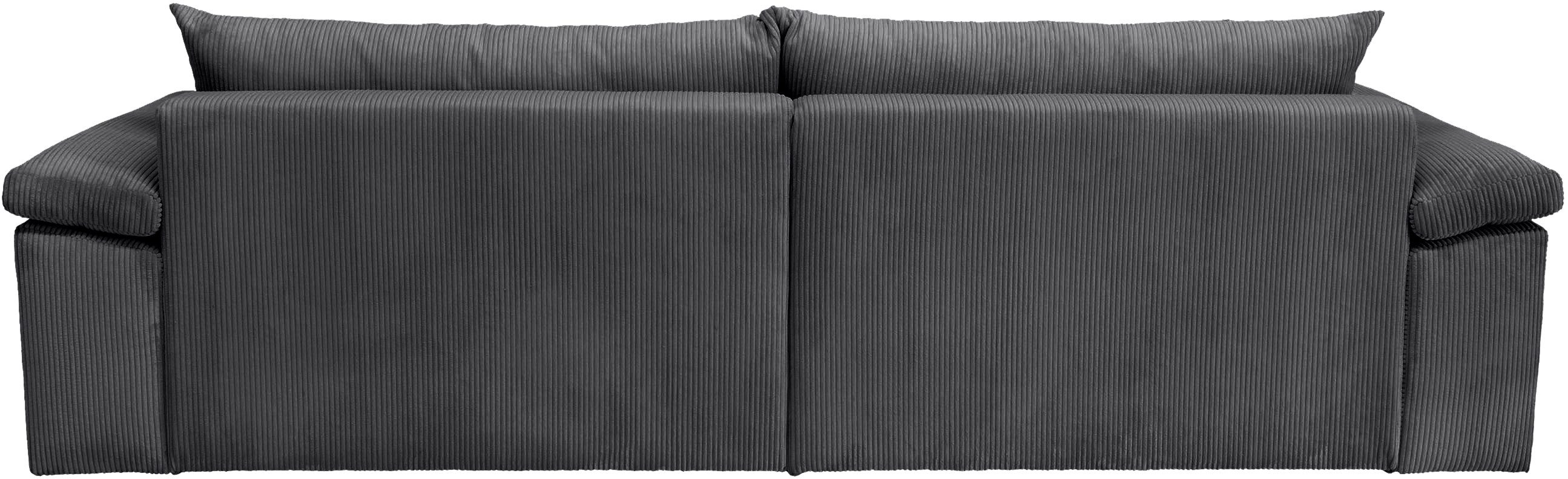 Home affaire Megabank Soft&Cosy XXL - breedte 303 cm Mega-bank, in corduroy, met binnenvering