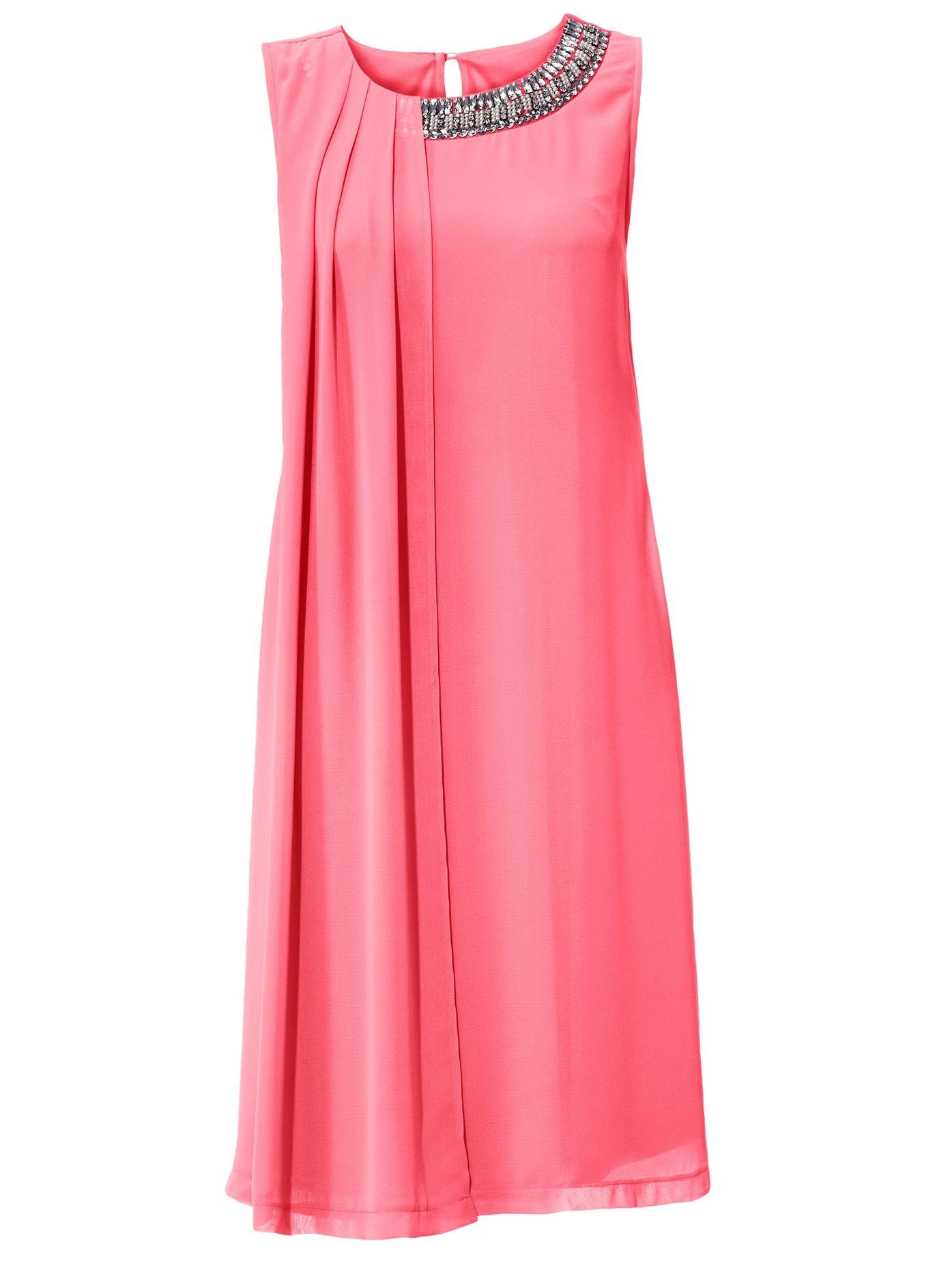 patrizia dini by heine chiffonjurk chiffon jurk rood