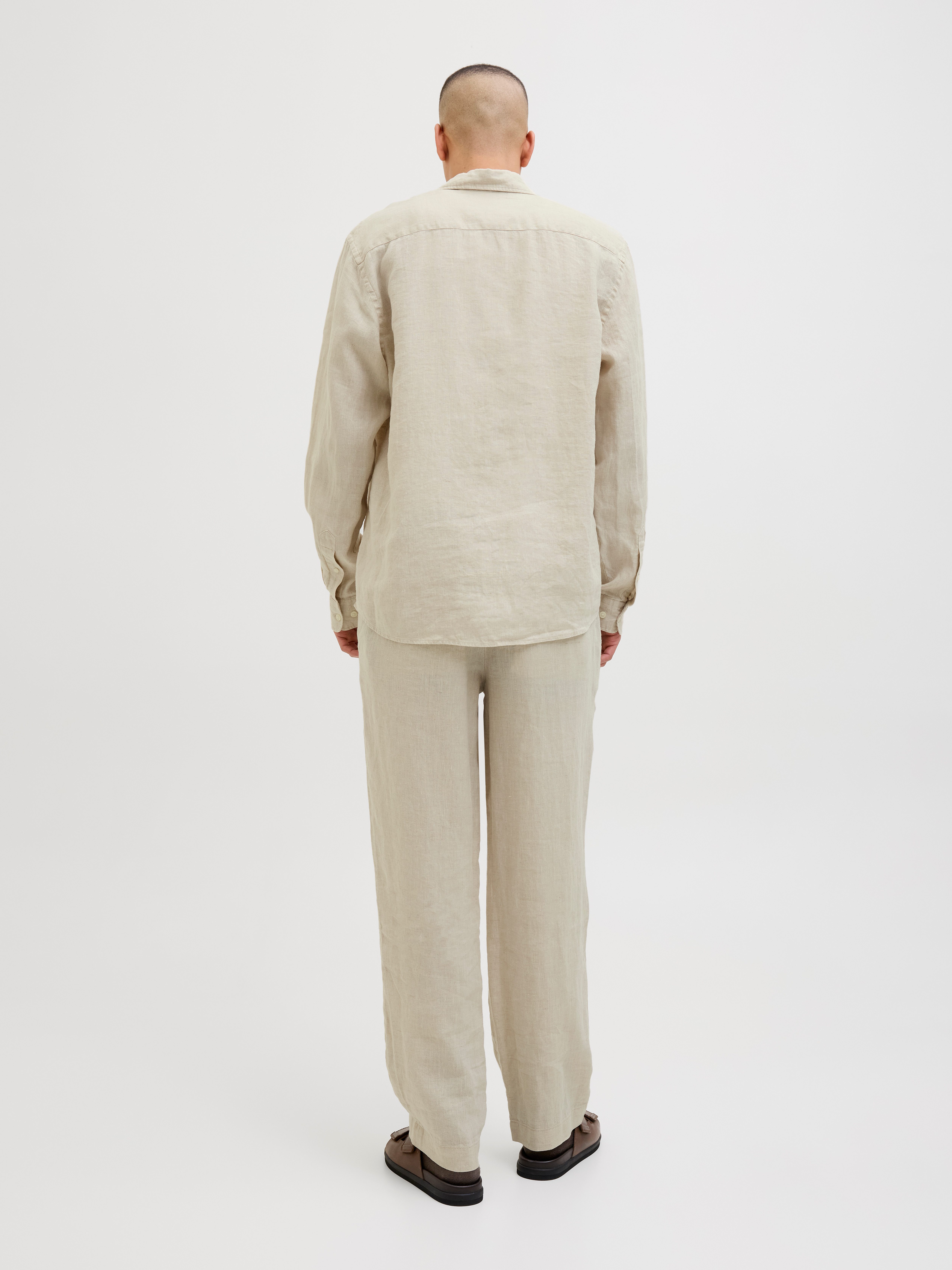Jack & Jones Overhemd met lange mouwen JPRCCLAWRENCE LINEN L/S SHIRT SN