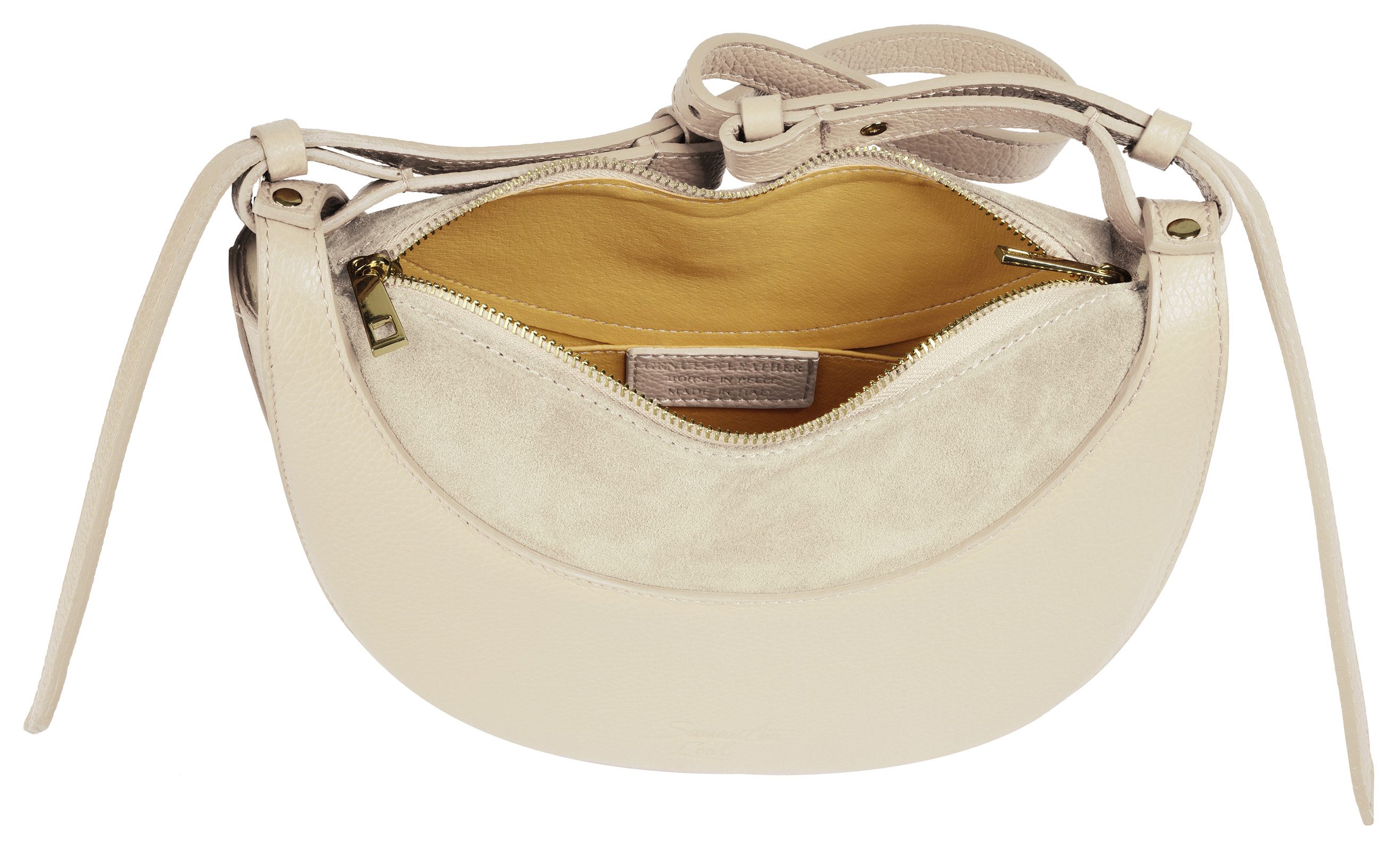 Samantha Look Schoudertas echt leer, made in italy