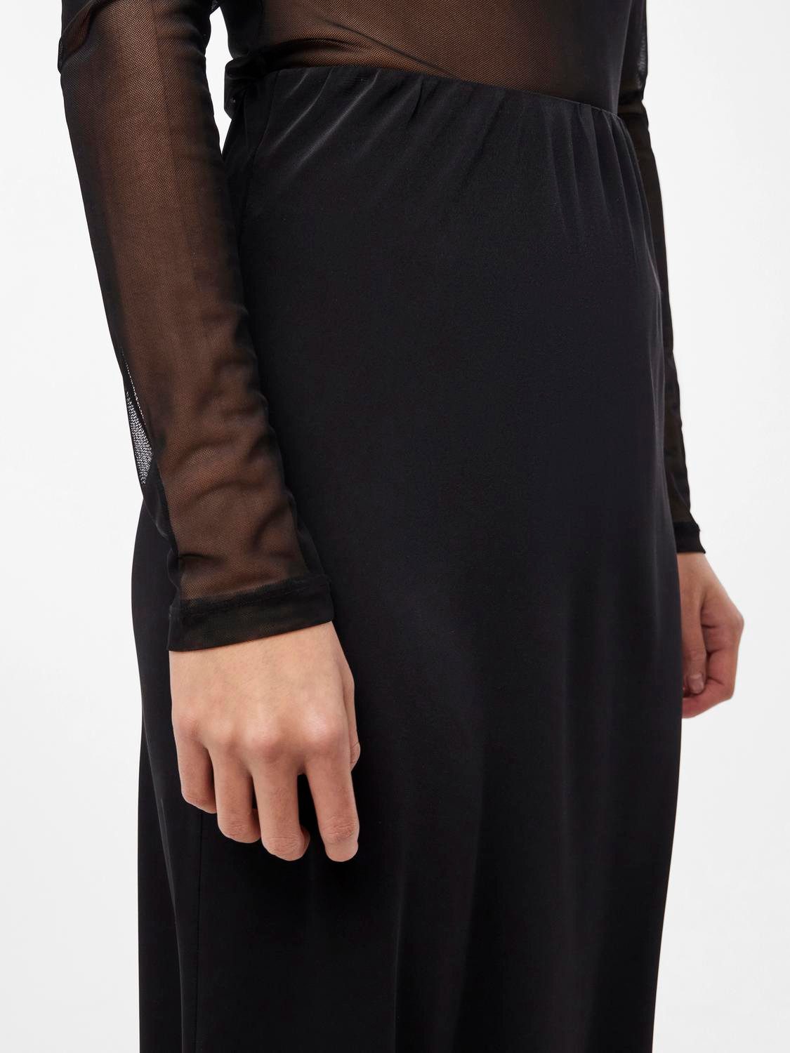 pieces Midirok PCFRANAN HW MIDI SKIRT NOOS BC