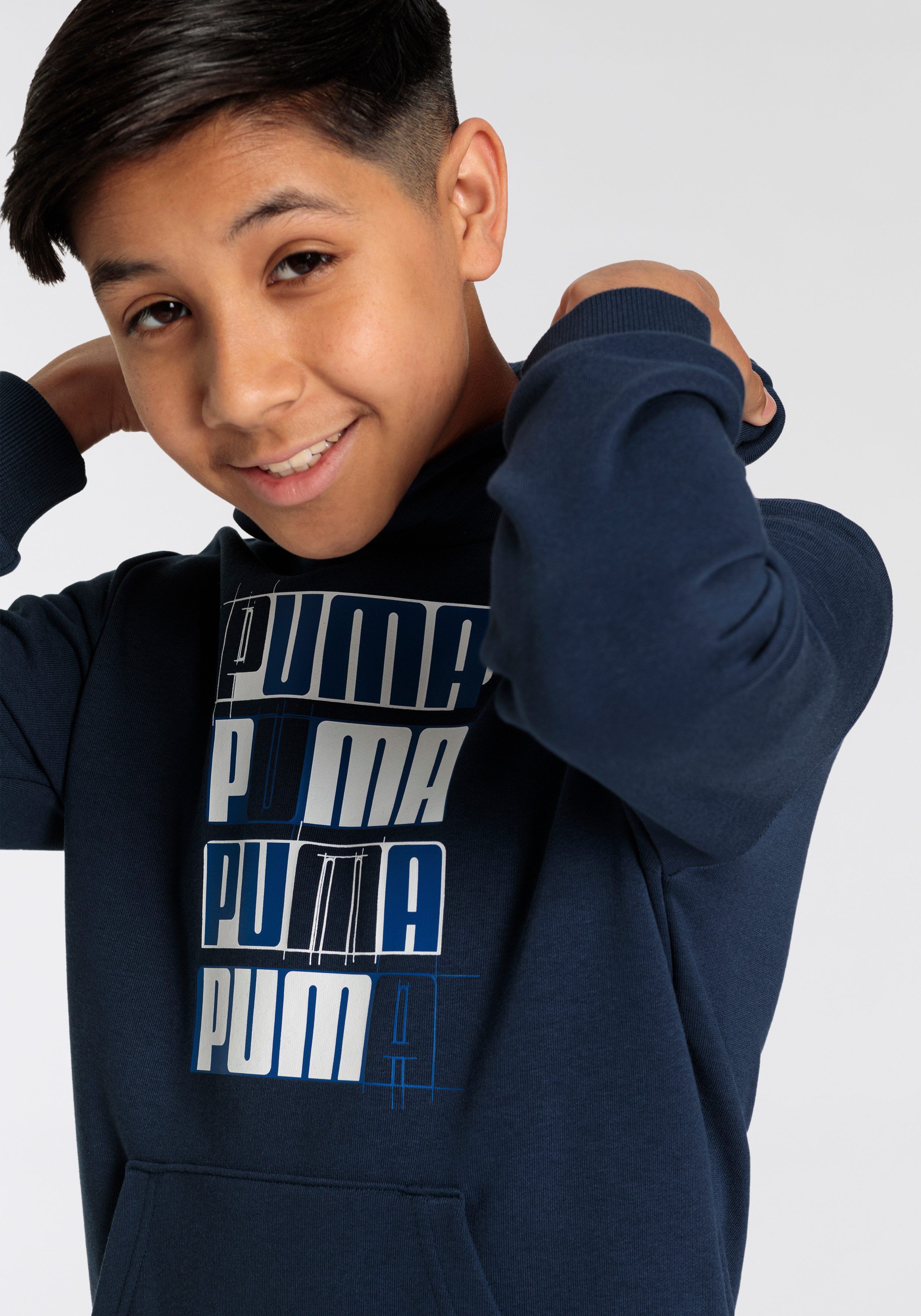 PUMA Hoodie ESS+ LOGO LAB HOODIE TR B (1-delig)