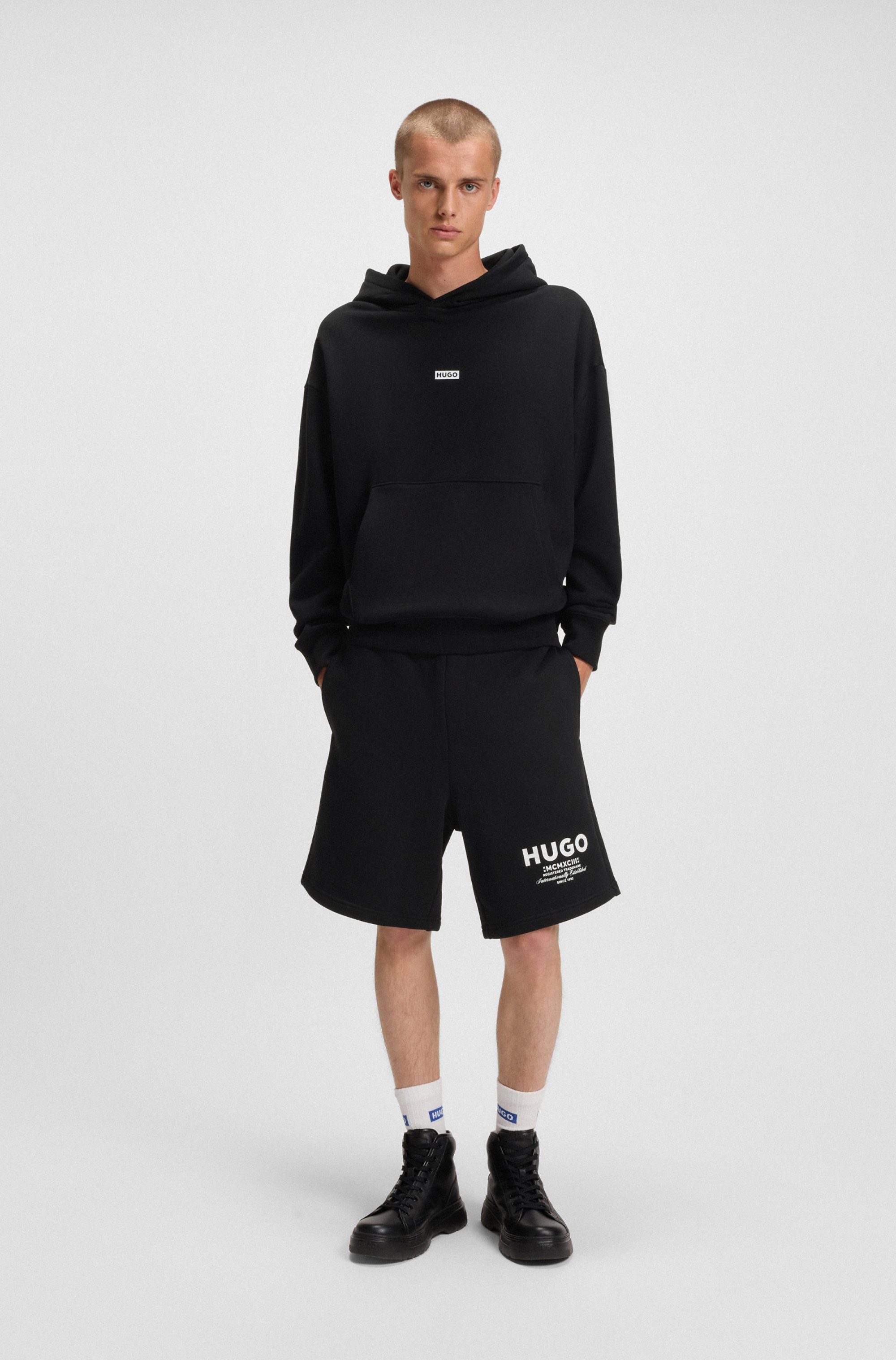 HUGO Blue Hoodie Nazardo