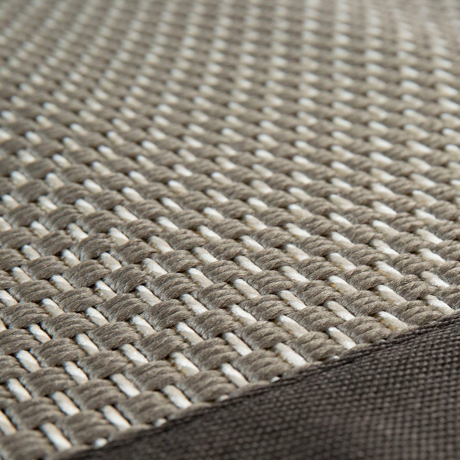 Paco Home Vloerkleed Sisala 270 Platweefsel, geweven, sisal look, randdessin, geschikt voor binnen en buiten