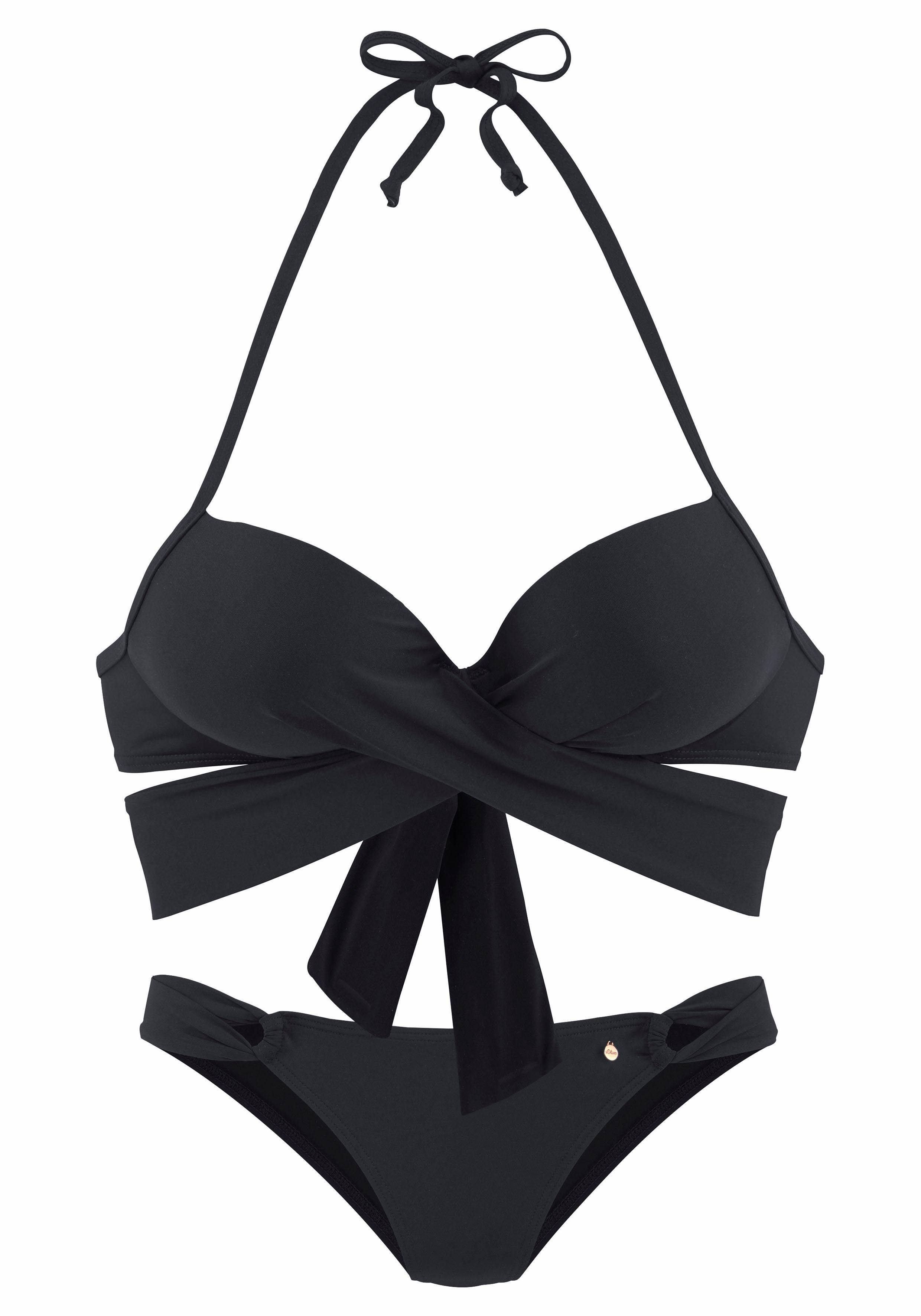 s.Oliver RED LABEL Beachwear Push-upbikini met extra strikbandjes