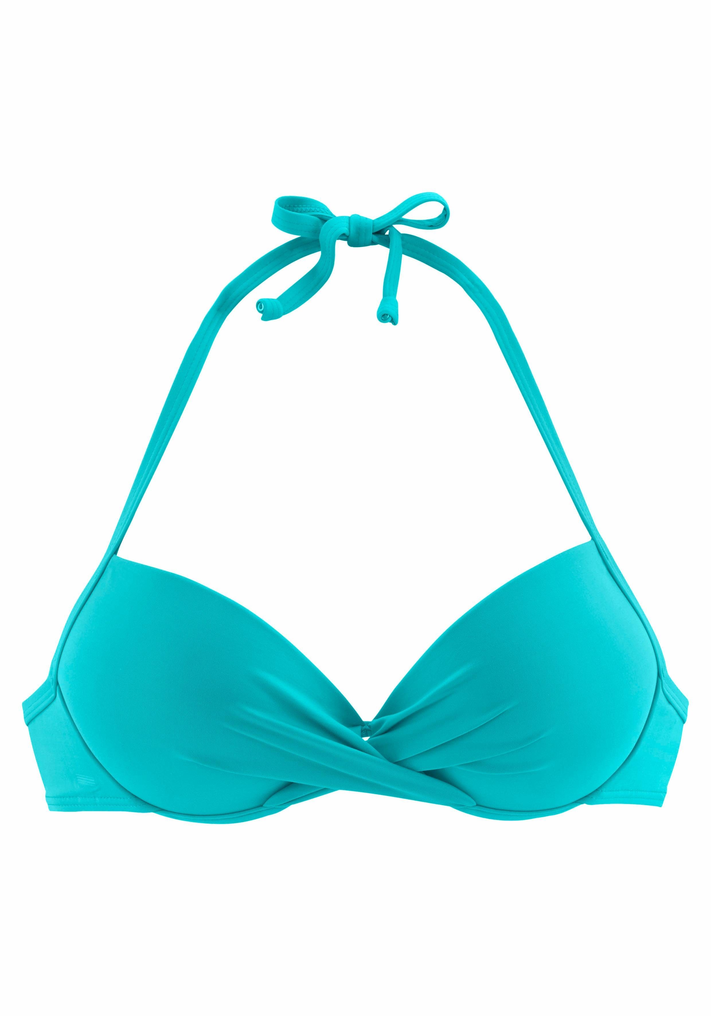 s.Oliver RED LABEL Beachwear Push-upbikinitop Spain in wikkellook