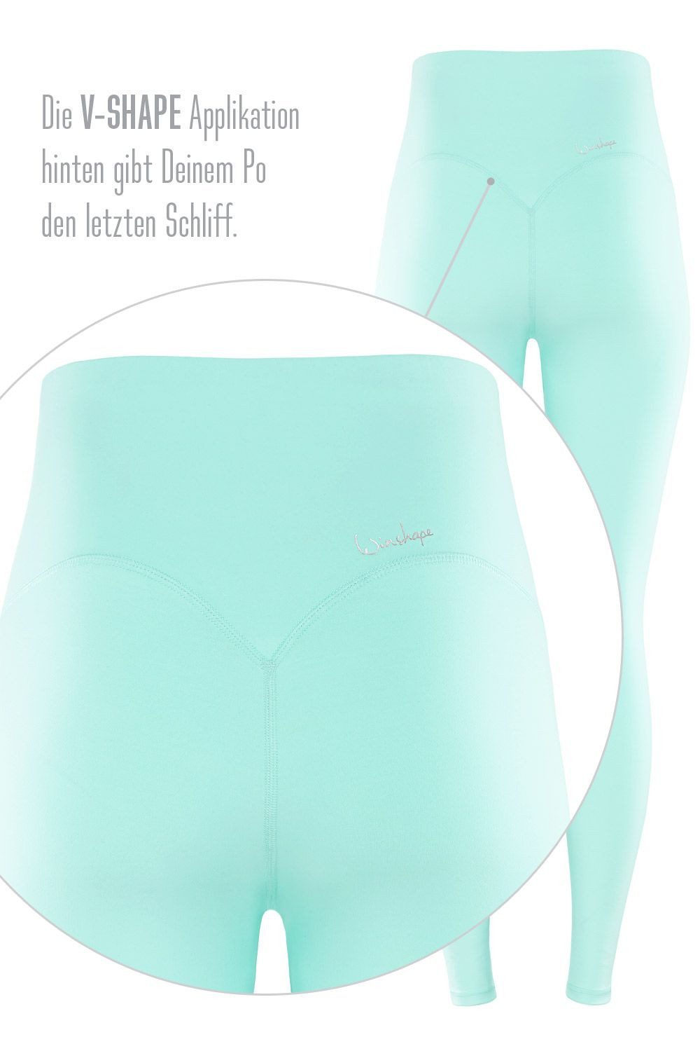 Winshape Legging Functional Comfort HWL117C met v-vorm applicatie en core-band