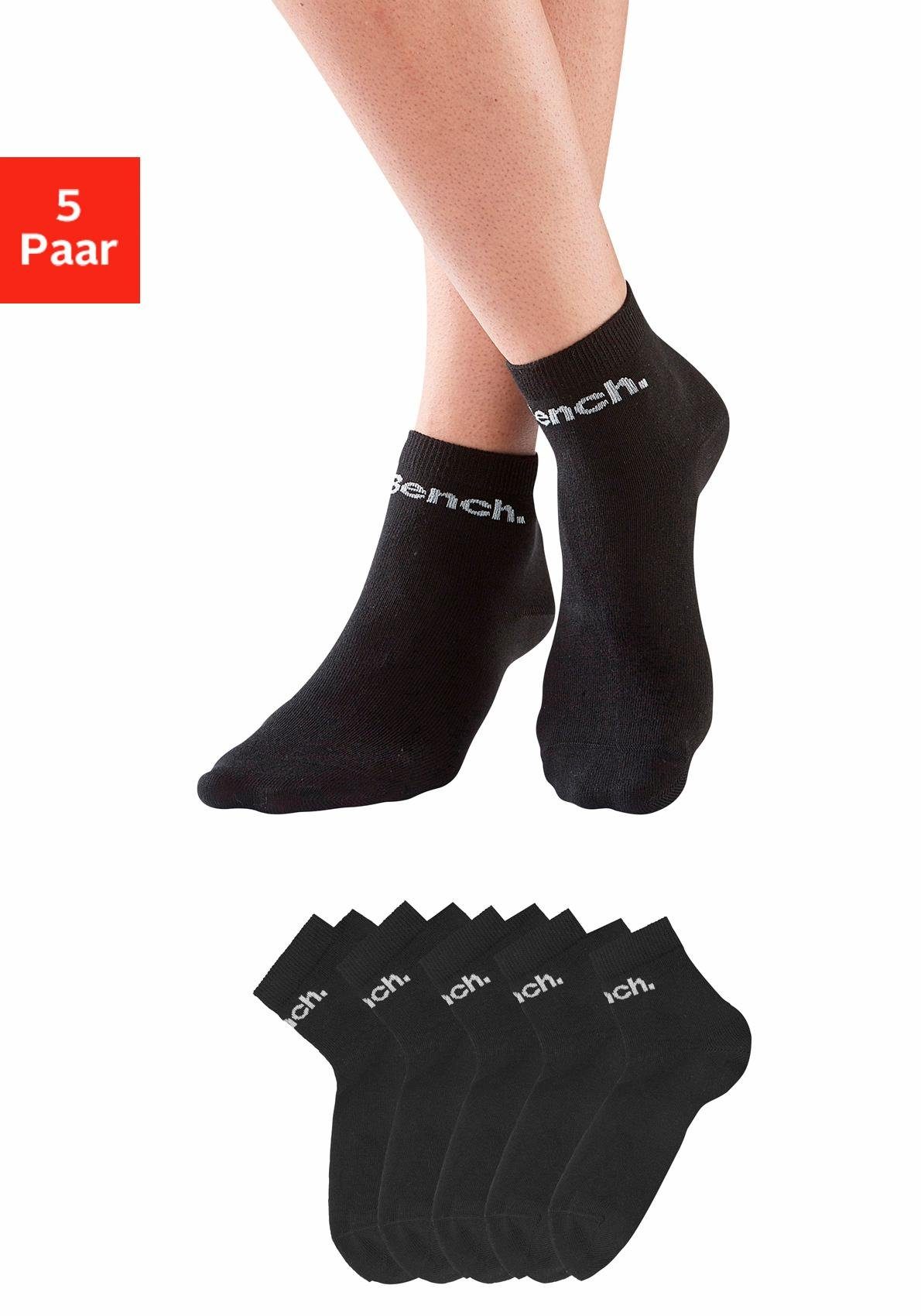 Bench. NU 15% KORTING: Bench korte sokken (set van 5 paar)
